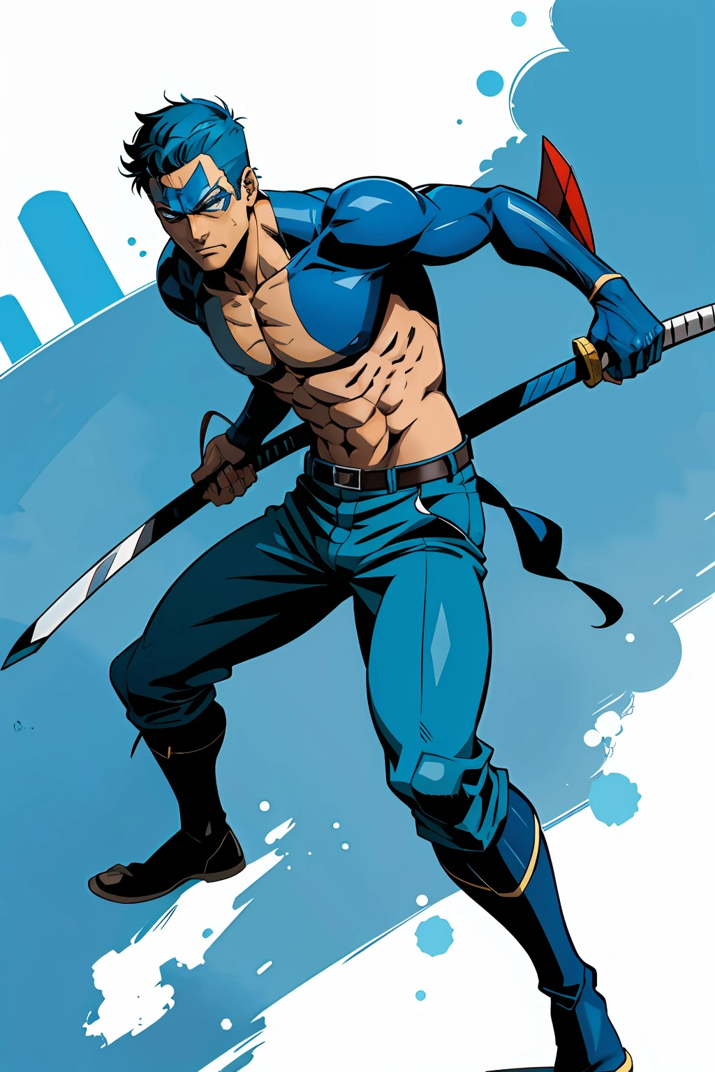 Roronoa zoro Blue Beetle Dc comics