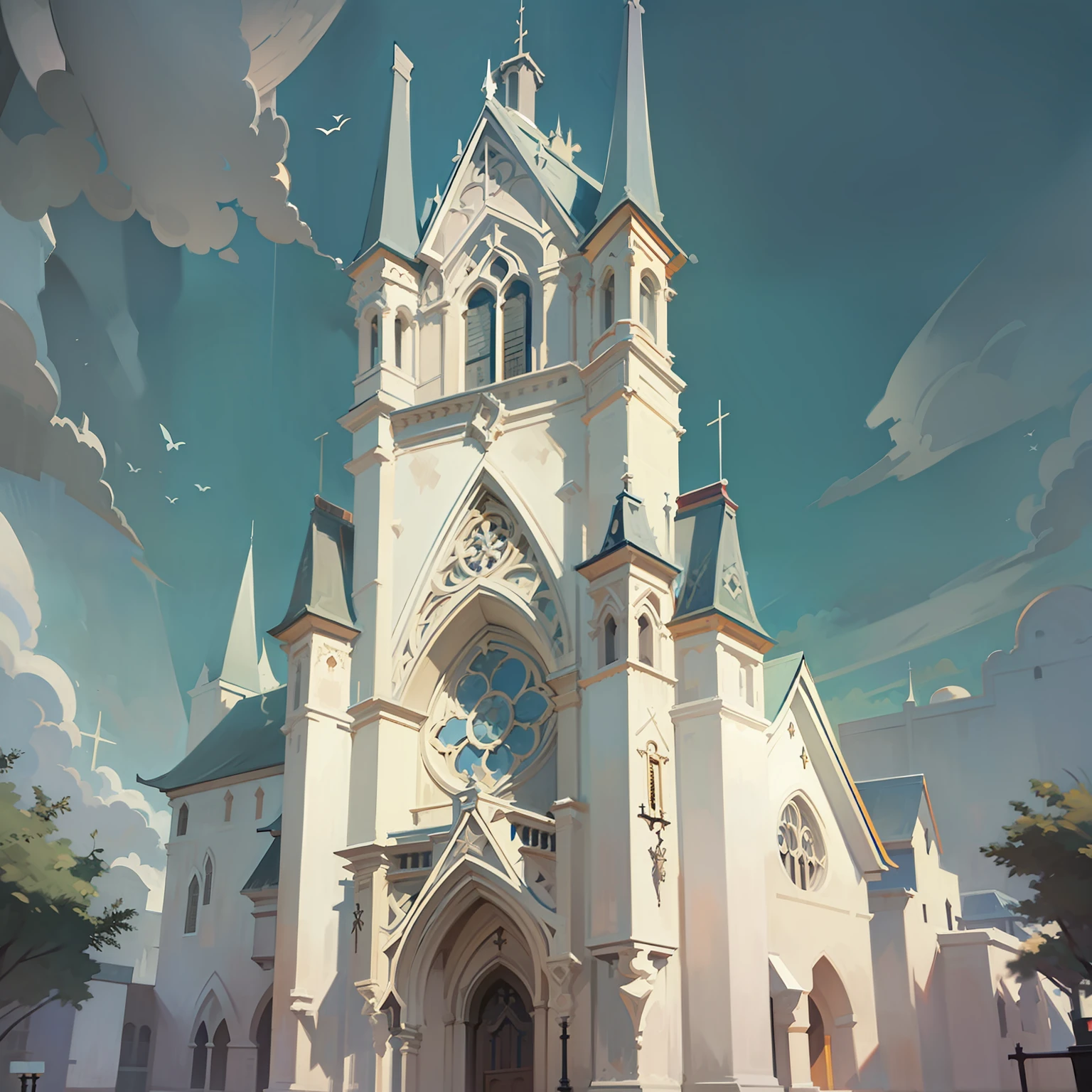 A Gothic-style church