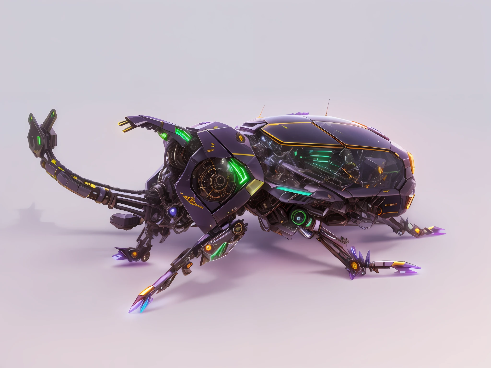 personification,transparent Mechanical unicorn beetle,Cyberpunk, Dreamy Glow, Luminous neon lamp, ( Global illumination, raytracing, HDR, unreal render,reasonable design, high detailed, masterpiece, best quality, UHD, Cinematic Lighting), mecha musume