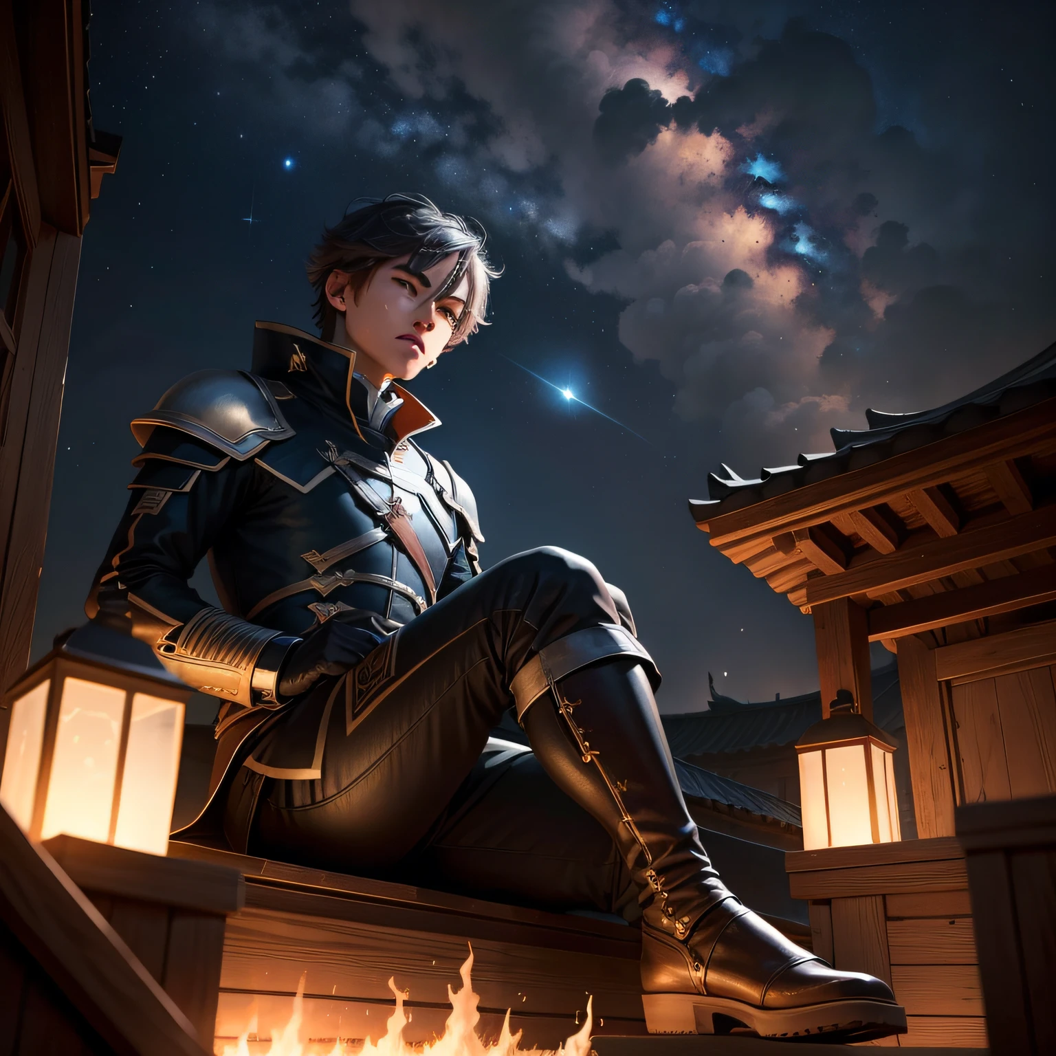 Watching meteors on the rooftop, he never dreamed of being smashed in the face by meteors and sent to the world of Douluo Continent