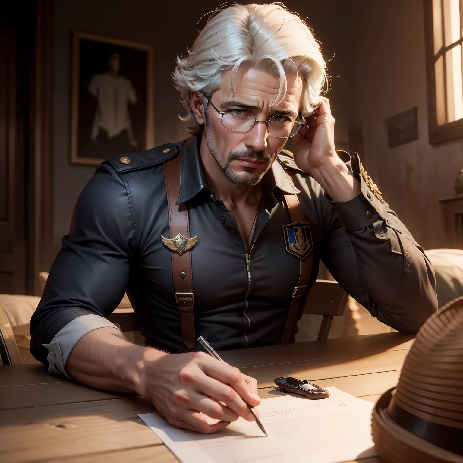 Gere um soldado