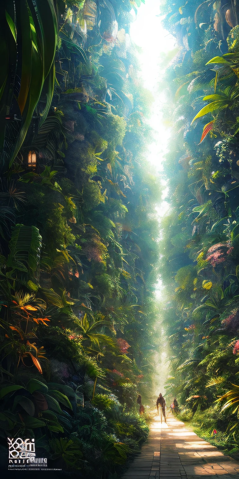 Digital illustration, Detailed and intricate, The dense jungle is full of exotic plants and animals, Sunlight shines through the canopy,Produces a mottled effect. In the style of Yoshitaka Amano and Hayao Miyazaki, Masterpiece, Proportional, Detailed, trending on artstationh, Beautiful lighting, Realistic, Intricate, Award-Awarded, 4K, highest quality
Award-winning, 4K digital painting in the style of Yoshitaka Amano. Detailed and intricate depiction of a zombie apocalypse, cleverly capturing the chaos and drama of the scene. Beautiful lighting and cinematic composition make this piece a true masterpiece, trending on artstationh