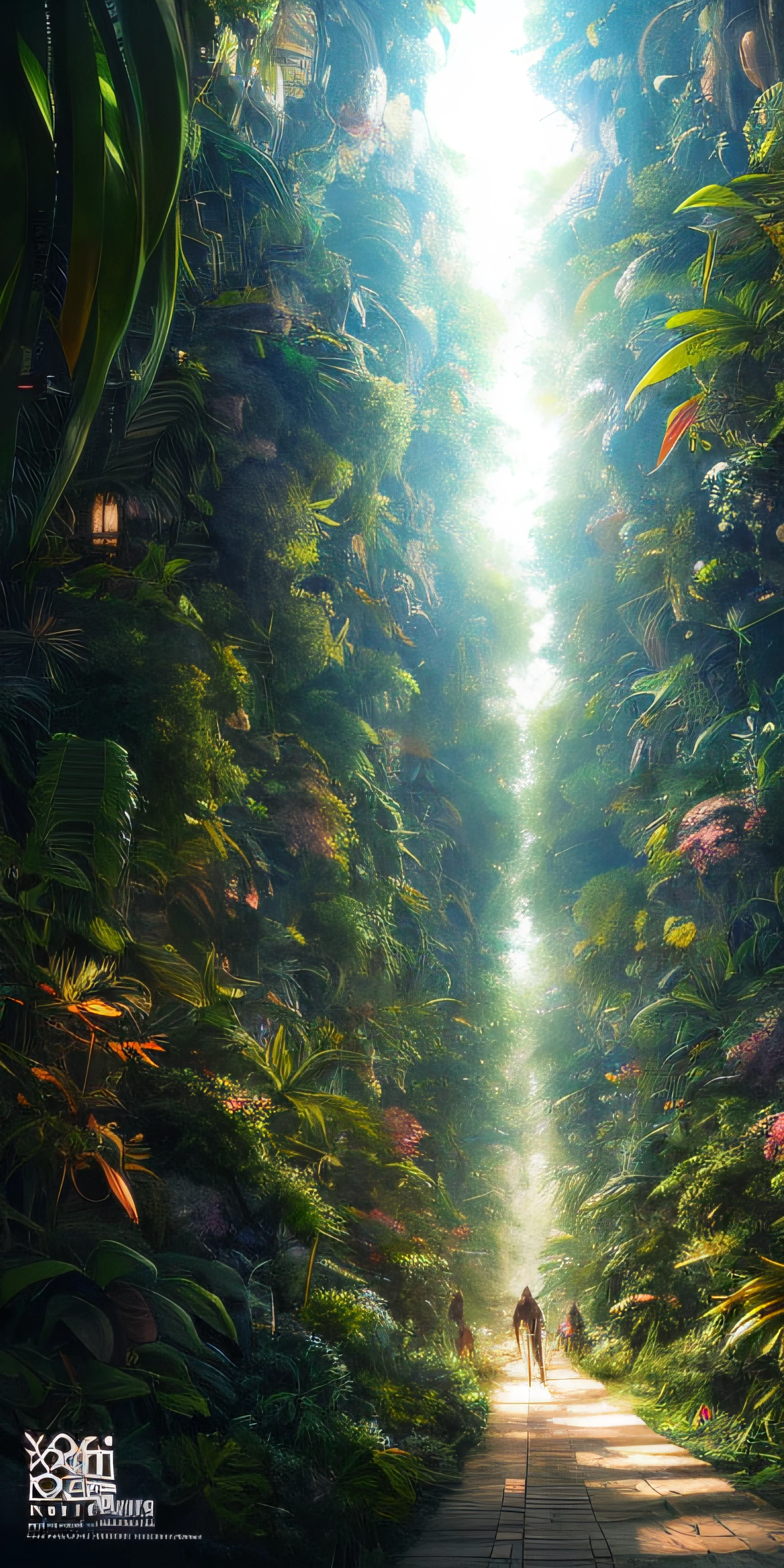 Digital illustration, Detailed and intricate, The dense jungle is full of exotic plants and animals, Sunlight shines through the canopy，Produces a mottled effect. In the style of Yoshitaka Amano and Hayao Miyazaki, Masterpiece, Proportional, Detailed, trending on artstationh, Beautiful lighting, Realistic, Intricate, Award-Awarded, 4K, highest quality
Award-winning, 4K digital painting in the style of Yoshitaka Amano. Detailed and intricate depiction of a zombie apocalypse, cleverly capturing the chaos and drama of the scene. Beautiful lighting and cinematic composition make this piece a true masterpiece, trending on artstationh