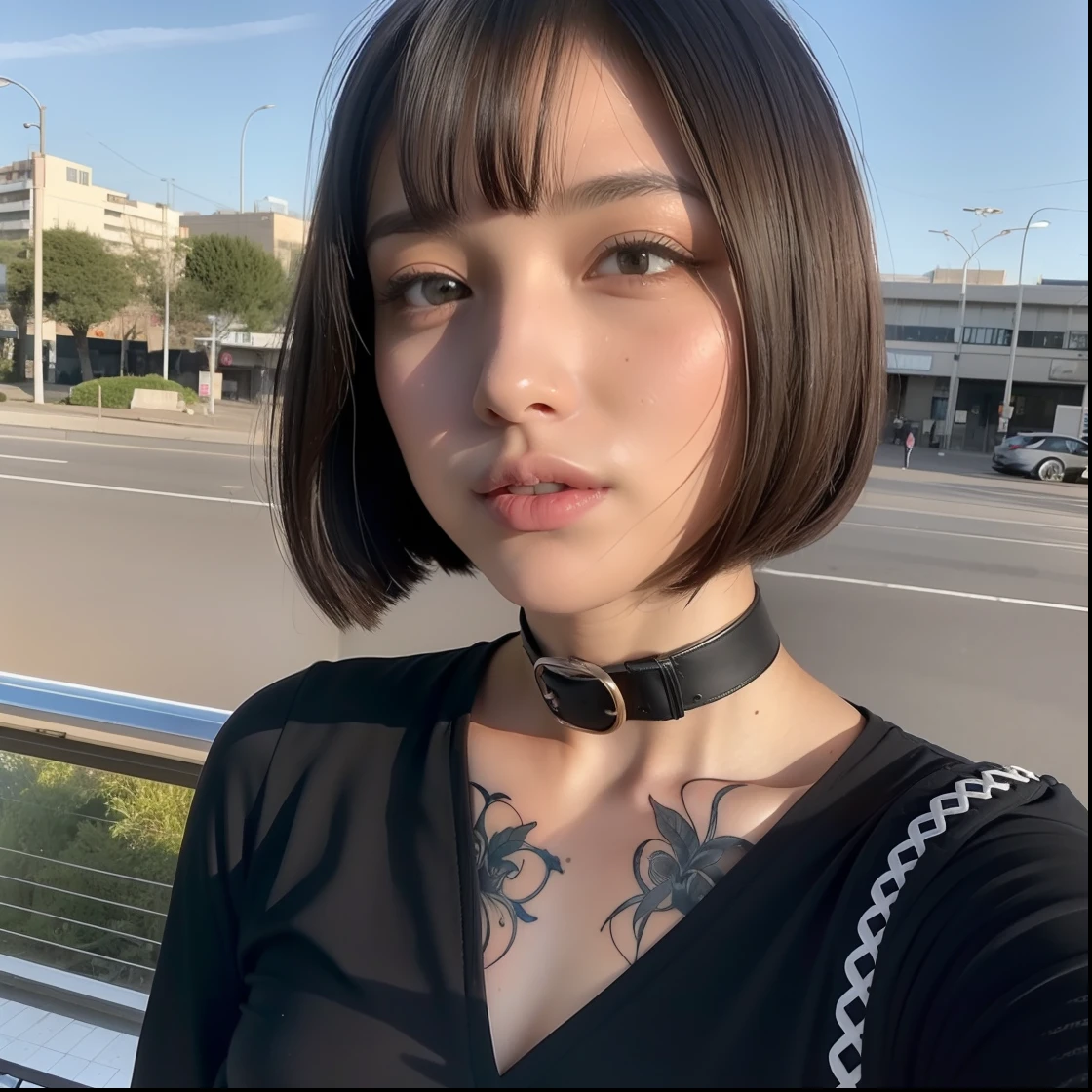 melhor qualidade, obra-prima, 1girl, rosto bonito, (foto realista: 1.3), (pele altamente detalhada: 1.2), 8k uhd, dslr, alta qualidade, alta resolução, 4k, 8k, best aspect ratio, four fingers;, (realista: 1.3), bonito 1giRl, well tattooed showing the tongue