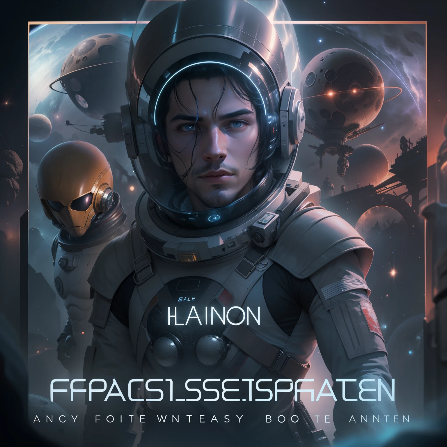 Cover of my science fiction and space fantasy book, About a guy who wants to unite all the alien races