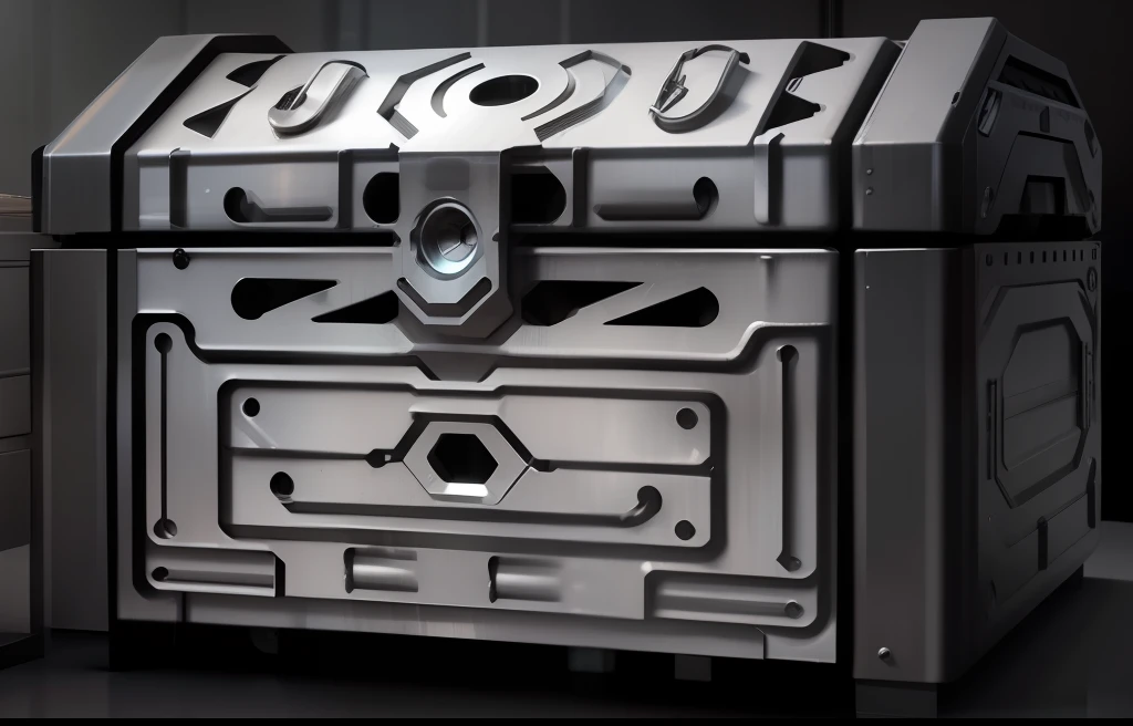 um bau metalico