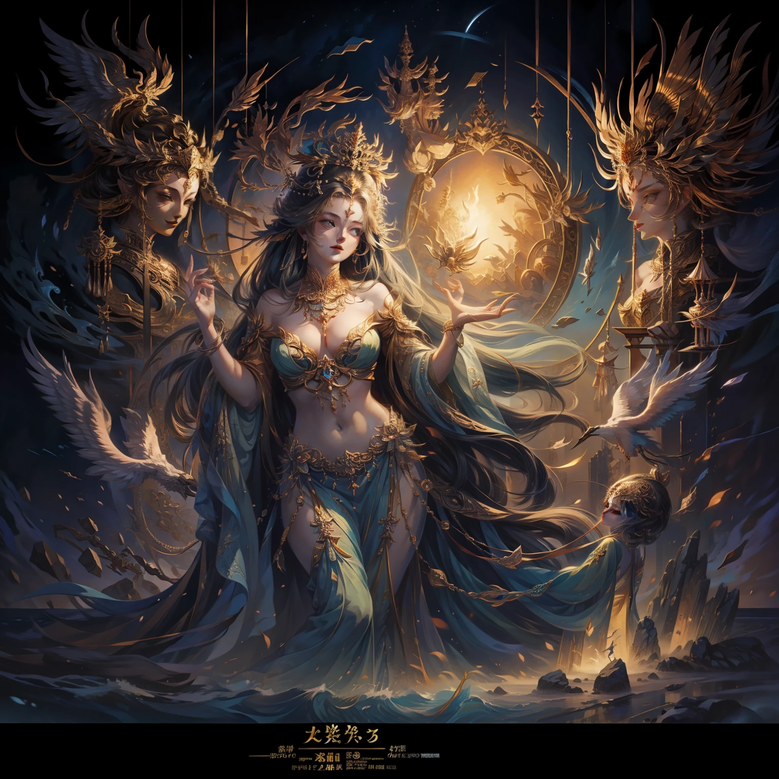 Goddess, official art, extremely detailed --quality 2 --v 5.1