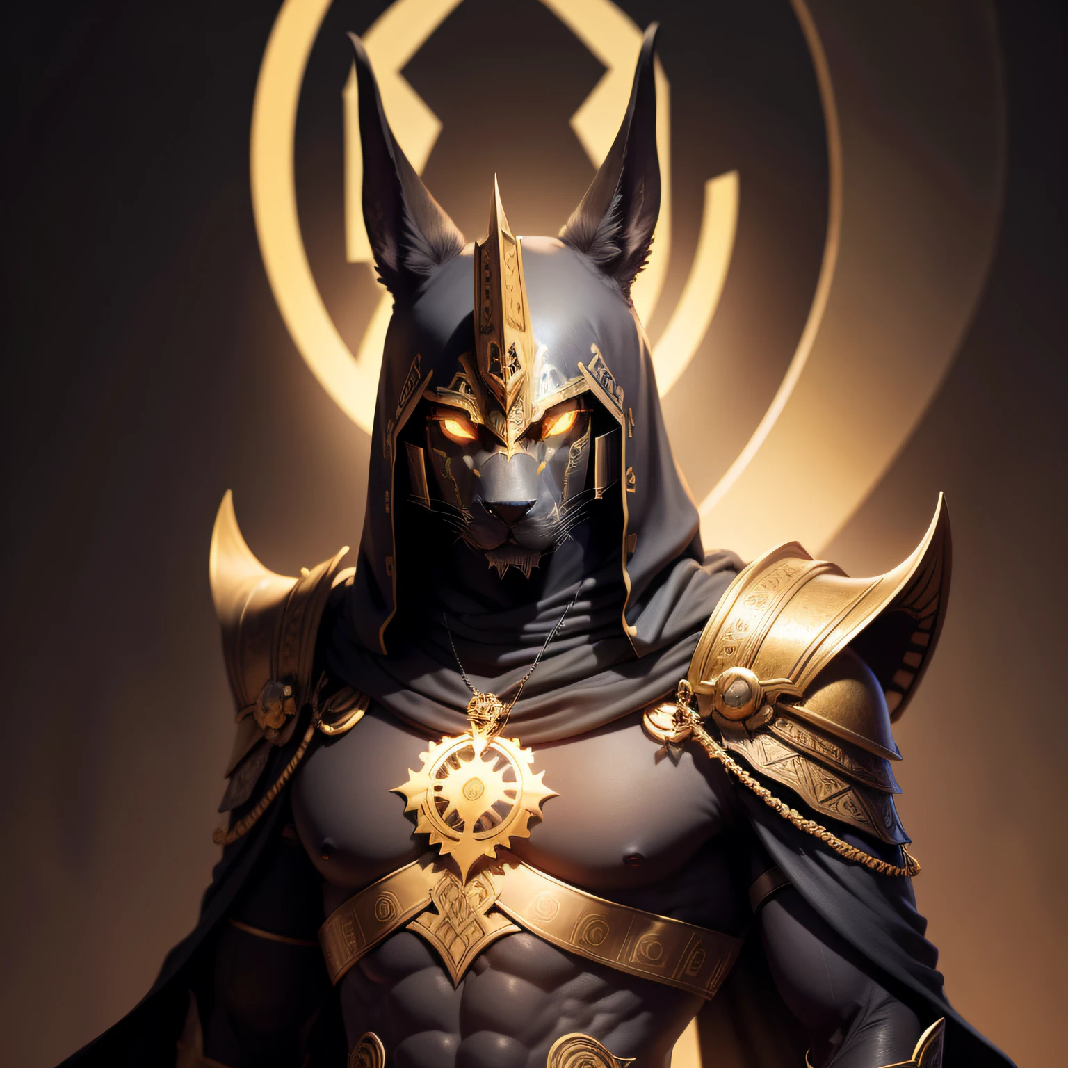 deus anubis realista, mitologia egipcia