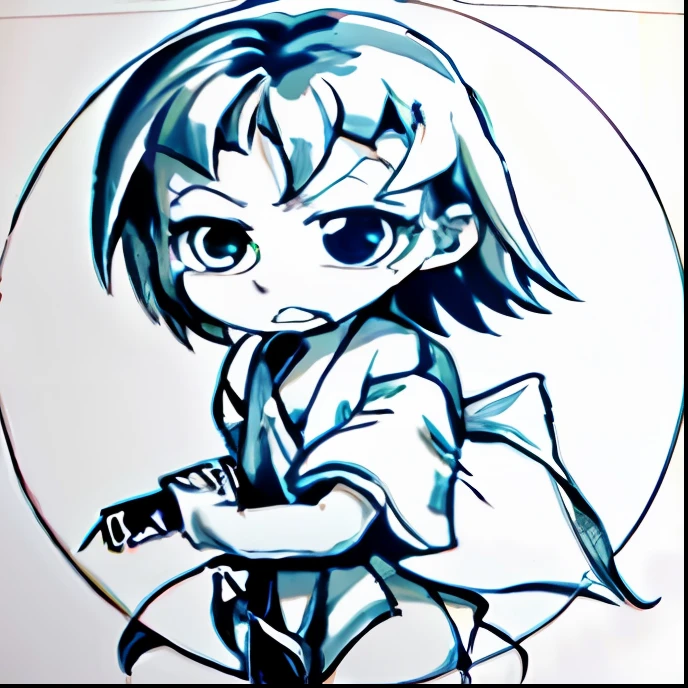 Draw a girl with a knife in her hand, flat anime style shading, clean anime outlines, an anime drawing, anime style drawing, anime shading), anime shading, Anime Paintings, clean and meticulous anime style, anime moe art style, comic drawing, anime sketch, anime style character, no shade, manga drawing, beginner art, in an anime style, simple shading,(tmasterpiece,top Quority,best qualtiy,offcial art,Beauty and aesthetics:1.2),(1girll:1.3),Extremely detailed,plethora of colors,Most detailed((ultra - detailed)),(highly detailed CGillustration),((Very fine and beautiful),(From the side Side),cinematic lighitnglamplight,((1 mechanical girl)),solo person,full bodyesbian,(Machine-made joints:1.2),((Mechanical limb)),(Blood vessel attached to tube), (Mechanical vertebrae are attached to the back),((The mechanical cervical vertebrae are attached to the neck)),(sitted),face expressionless,(Wires and cables are attached to the neck:1.2),(Wires and cables on the head:1.2)(Character focus),Science fiction,White background,(bloods:1.5)Draw a girl with a knife,