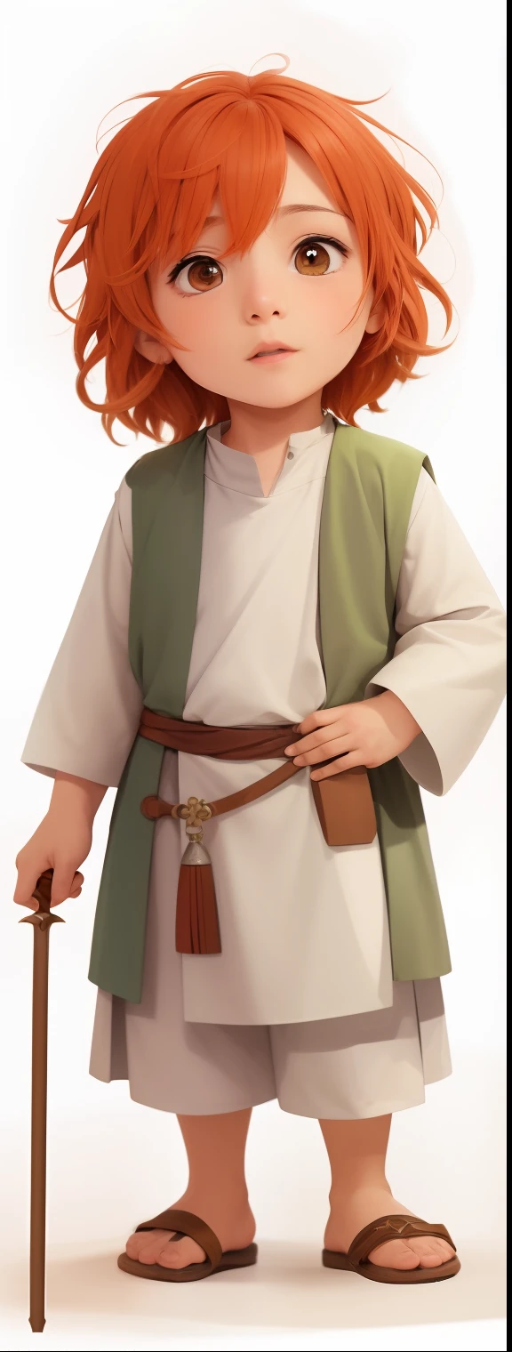 um desenho animado de um com cabelos ruivos e um , arte oficial do personagem, picture of a male cleric, Rabbt_character, um retrato do personagem, retrato de personagem de corpo inteiro, Retrato de corpo inteiro do personagem, official character illustration, arte detalhada do personagem, kvothe do nome do vento, dressed like a cleric, Retrato de personagem de corpo inteiro