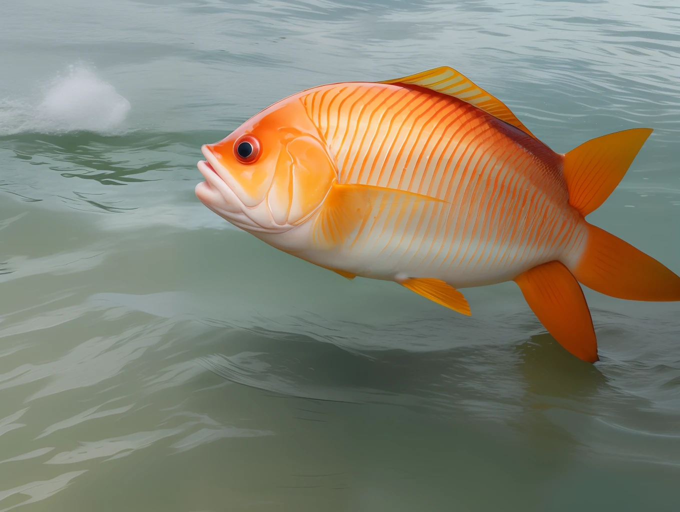 Peixe com uma bola
