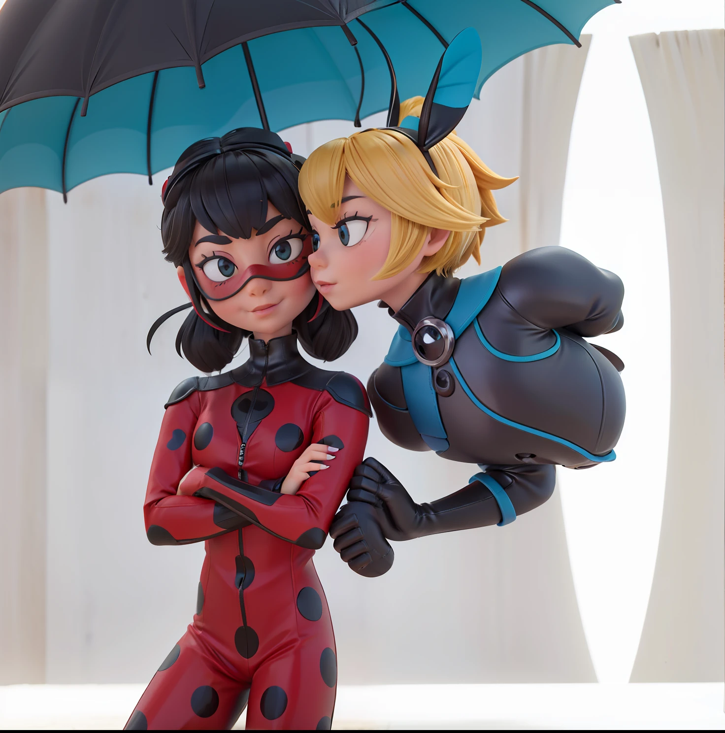 Ladybug and cat noir