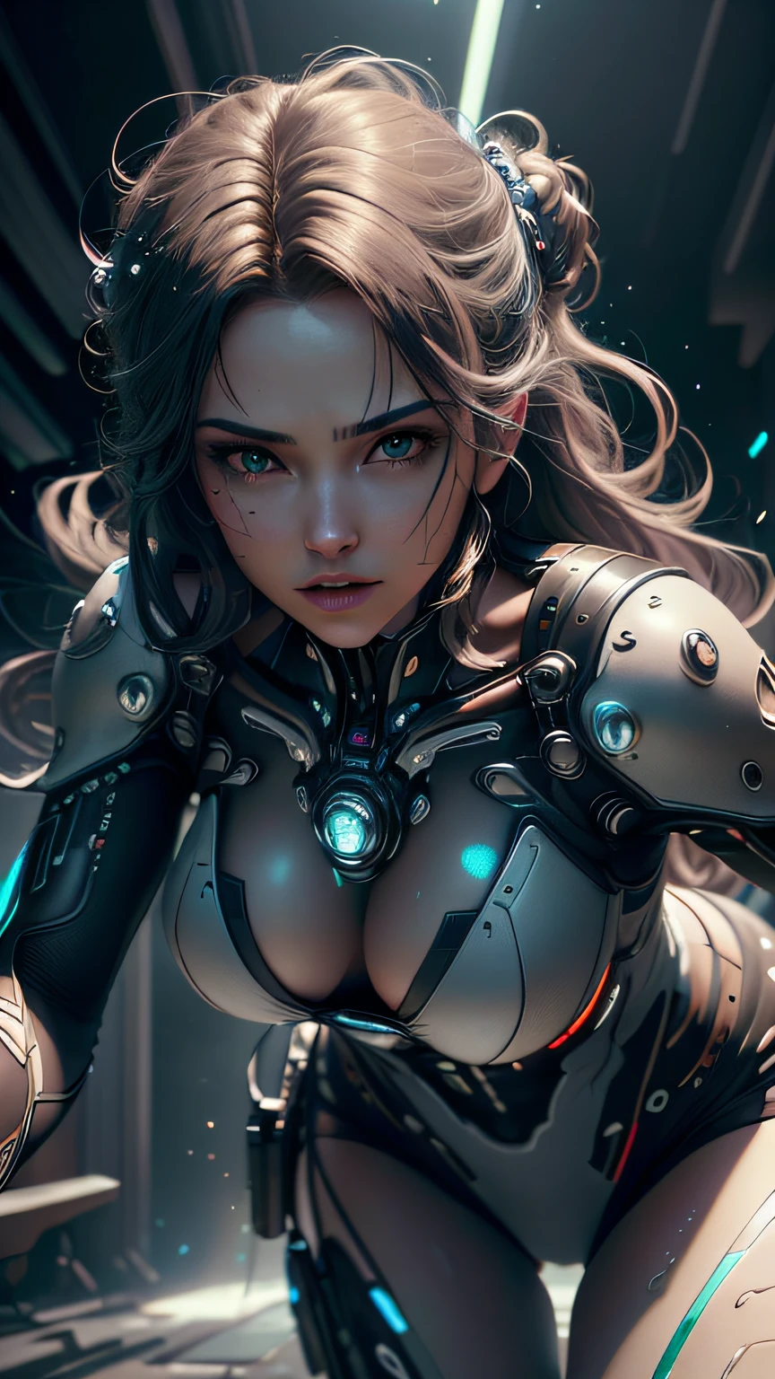 ((Best quality)), ((masterpiece)), (detailed:1.4), 3D, an image of a beautiful cyberpunk female with thick voluminous hair,light particles, pure energy chaos antitech,HDR (High Dynamic Range),Ray Tracing,NVIDIA RTX,Super-Resolution,Unreal 5,Subsurface scattering,PBR Texturing,Post-processing,Anisotropic Filtering,Depth-of-field,Maximum clarity and sharpness,Multi-layered textures,Albedo and Specular maps,Surface shading,Accurate simulation of light-material interaction,Perfect proportions,Octane Render,Two-tone lighting,Wide aperture,Low ISO,White balance,Rule of thirds,8K RAW