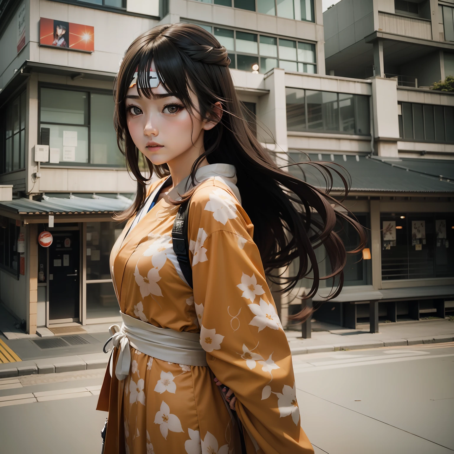 1 girl, hyuga hanabi, realistic, ultra detail,