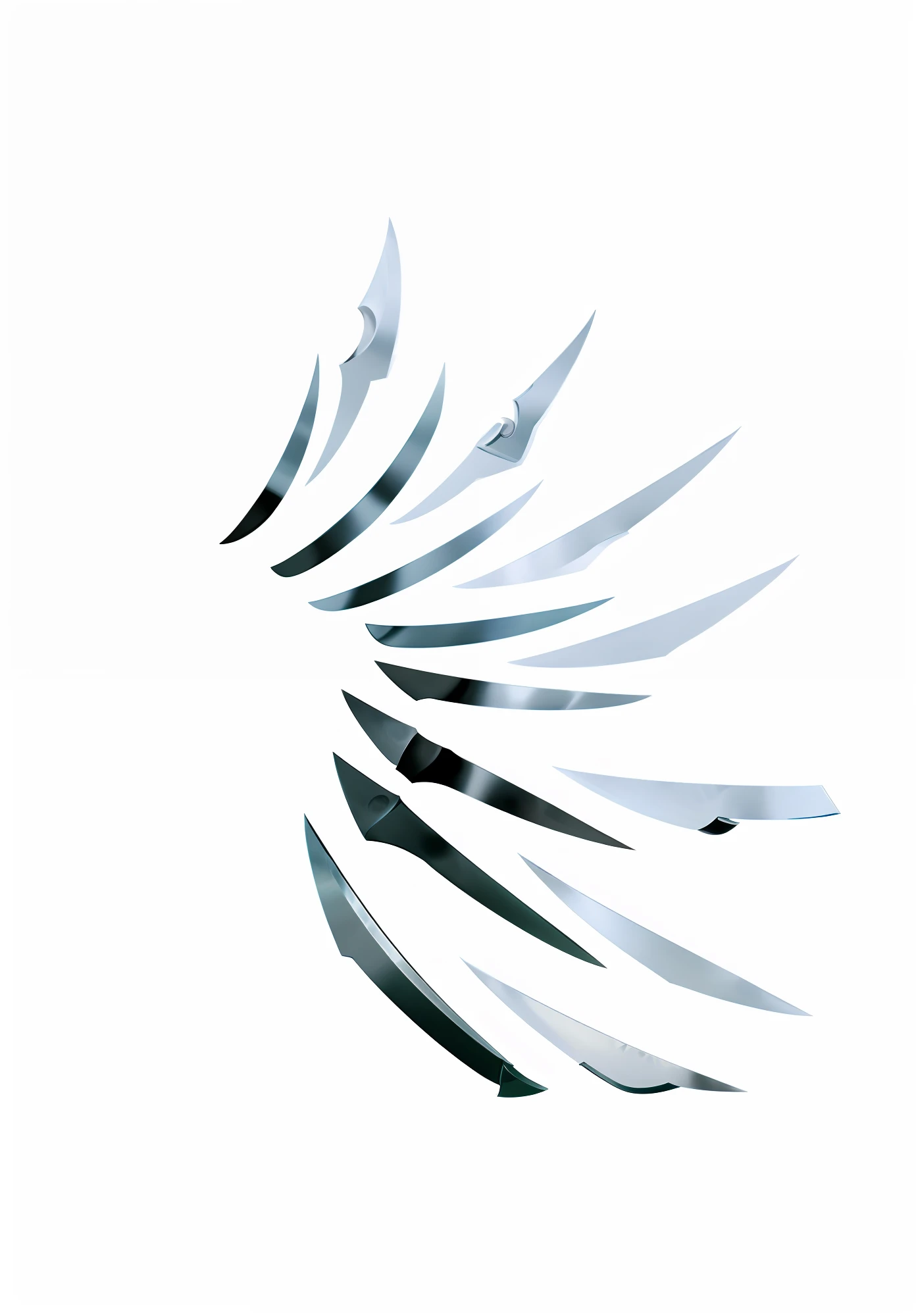 the detail，The blade floats，It is a beautiful work，Mysterious and dangerous，dynamic angle，Weapon power。