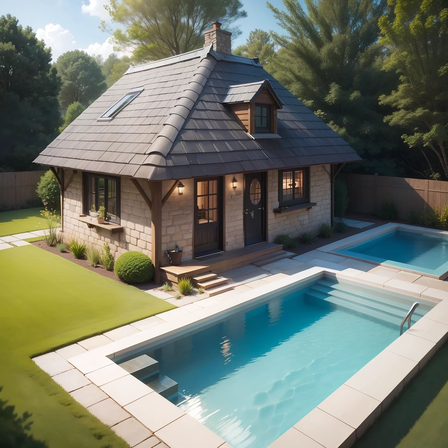 A small cottage,Need to have a pool