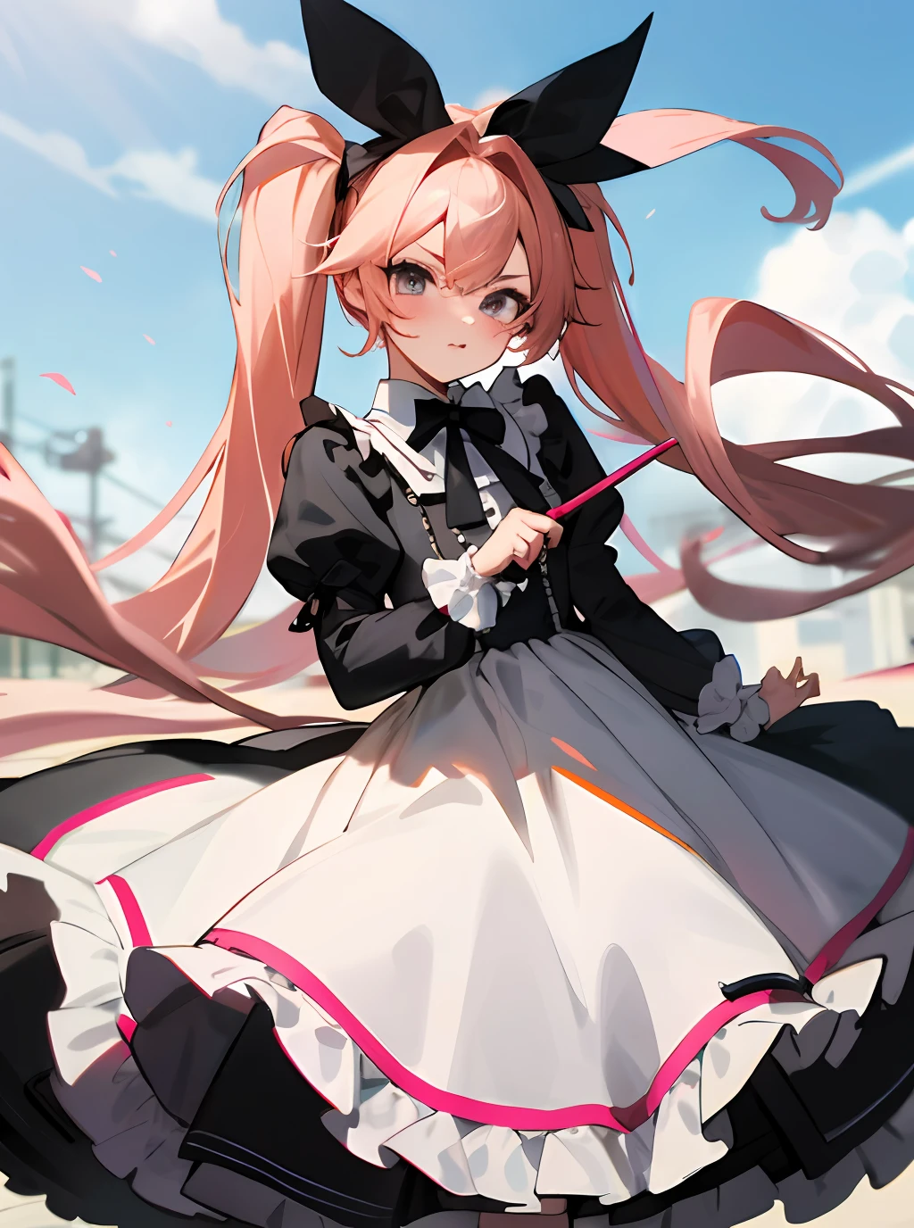 Black ta Girl Tsundere