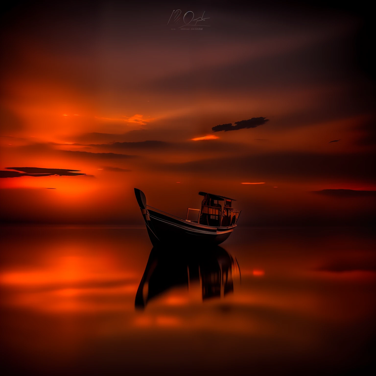 there is a boat that is sitting on the water at sunset, by Erik Pevernagie, by Abidin Dino, by Ibrahim Kodra, in the early morning, at sunrise, calm evening, stunning photoshot, beautiful dusk, early morning mood, by Nabil Kanso, wooden boat, beautiful photography, by Basuki Abdullah, early morning, beautiful morning