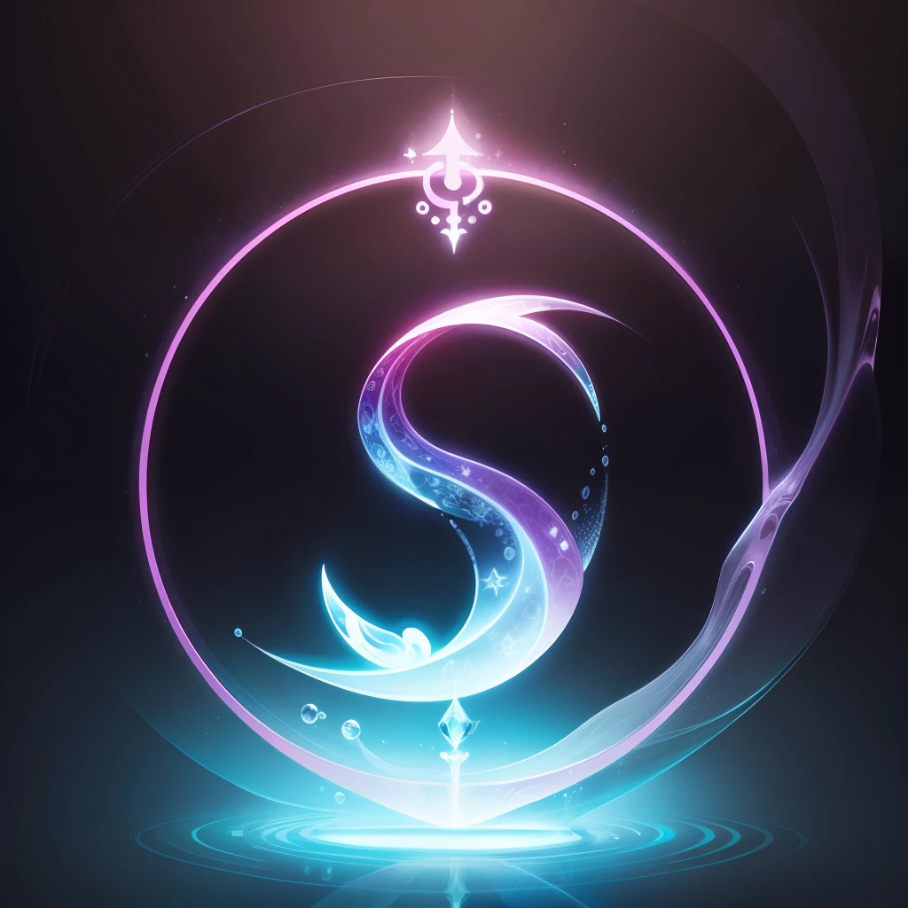 mystical、fanciful、F logo、enlarged、Make it clear that it's F