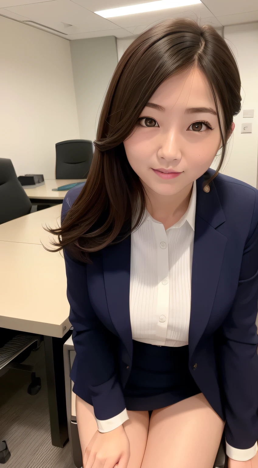 top-quality、masterpiece、ultra res、cute girl face、Office Lady、wears a suit、full bodyesbian、Famous actresses of Japan、very beautif、A sexy