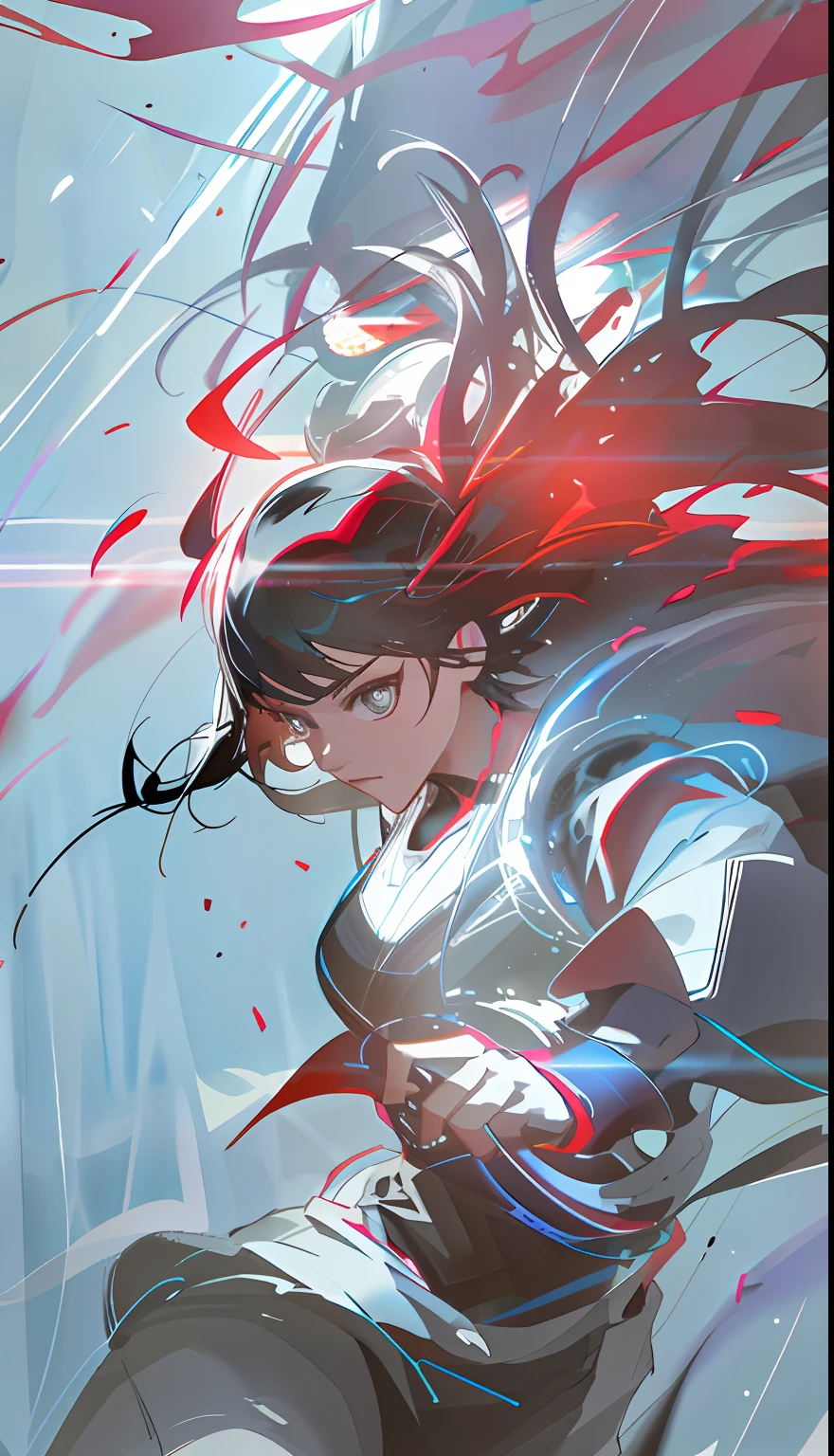 black hair, cinematic lighting, best quality, high quality