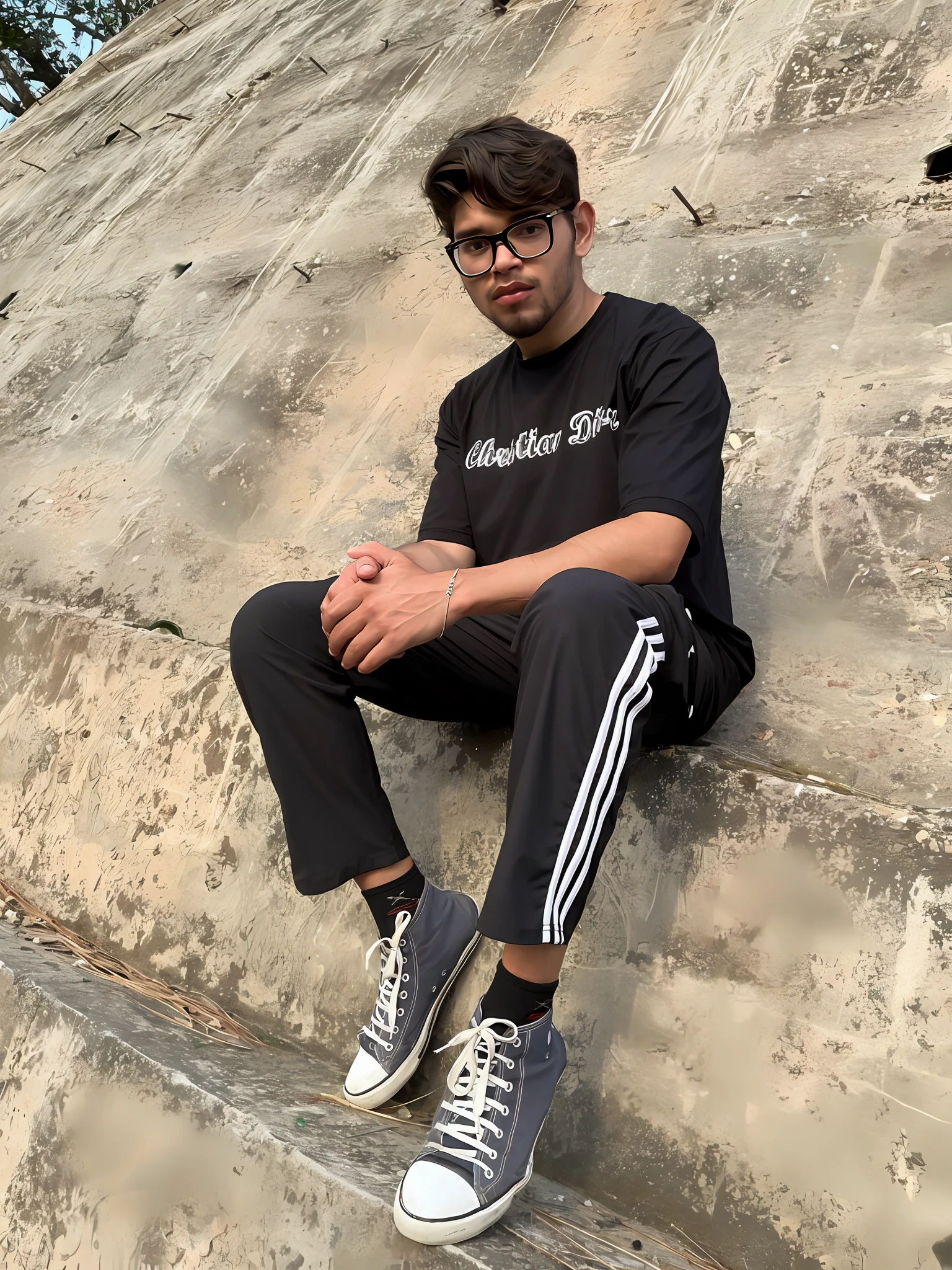 Change this image to Anime realistic character sitting on Game of Thrones chair