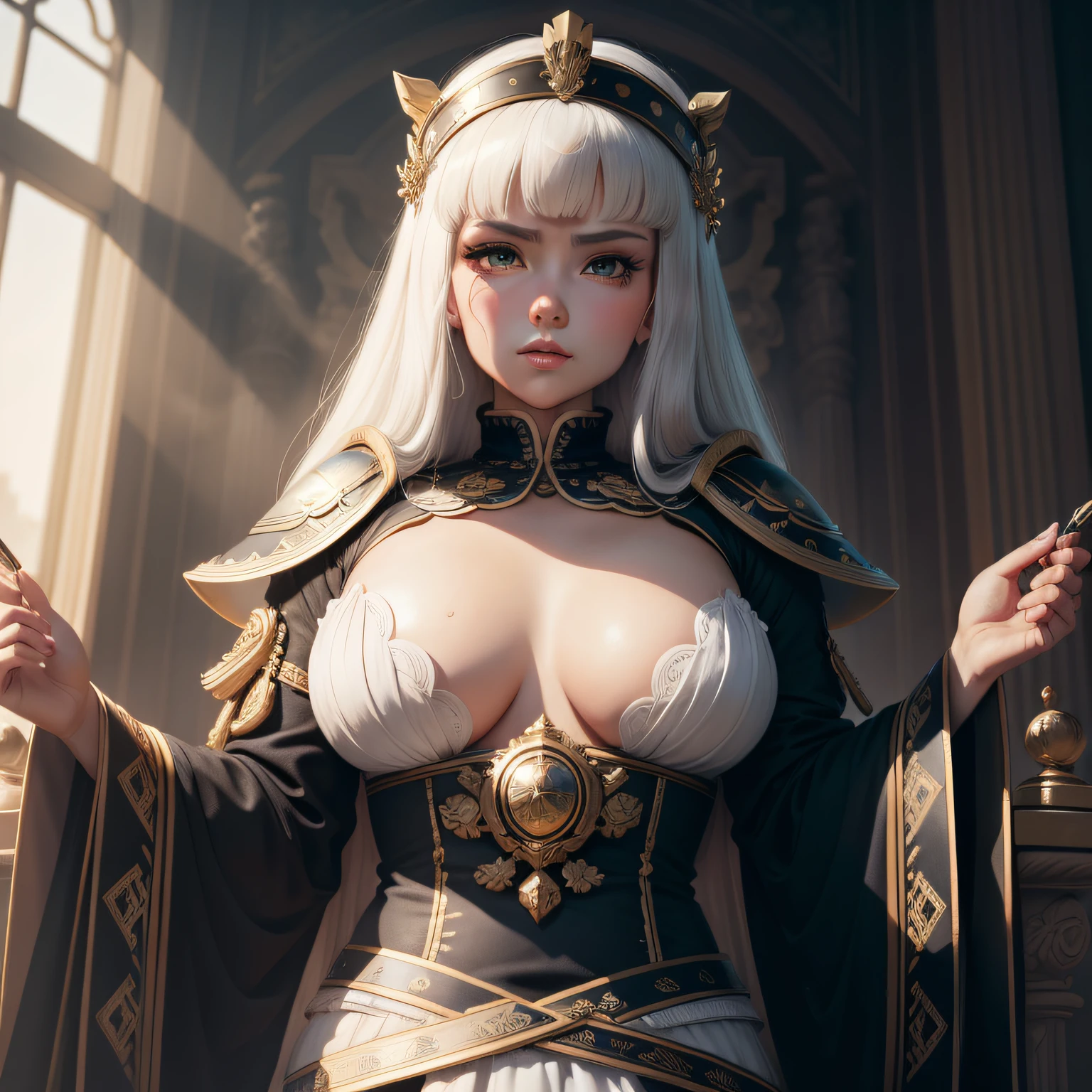 (super detailing，8k emperor wallpaper)