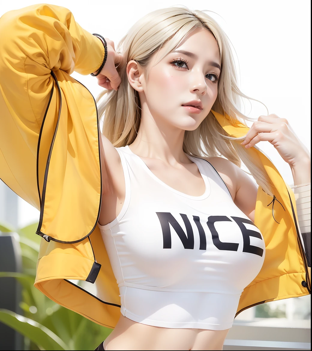 1girl, Beautiful woman, perfect body, seductive pose, visible navel, seductive face, shiny sweaty skin, detail, hair detail, skin detail, face detail, white skin, realistic