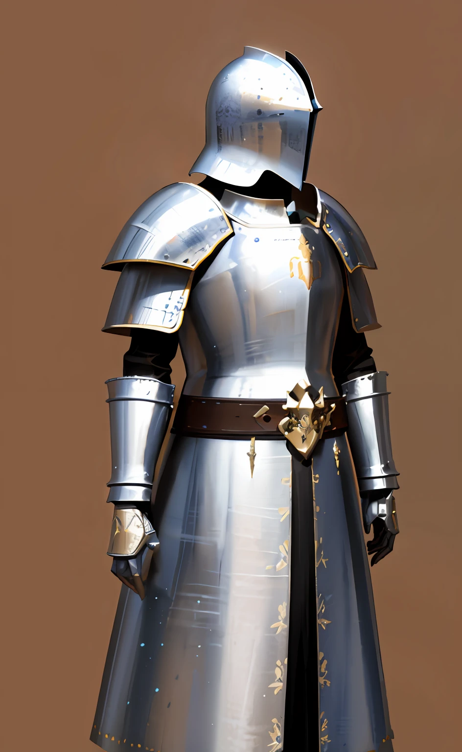 cavalier，medieval times，Silver armor，Pattern，A lot of detail，High quality，There are helmets，Long sword，Vintage，photorealestic，male people，colours，the detail，Textured，Extremely realistic，Excellent shadows，tmasterpiece，3D stereoscopic，Pubic area is clear，High quality，shoun