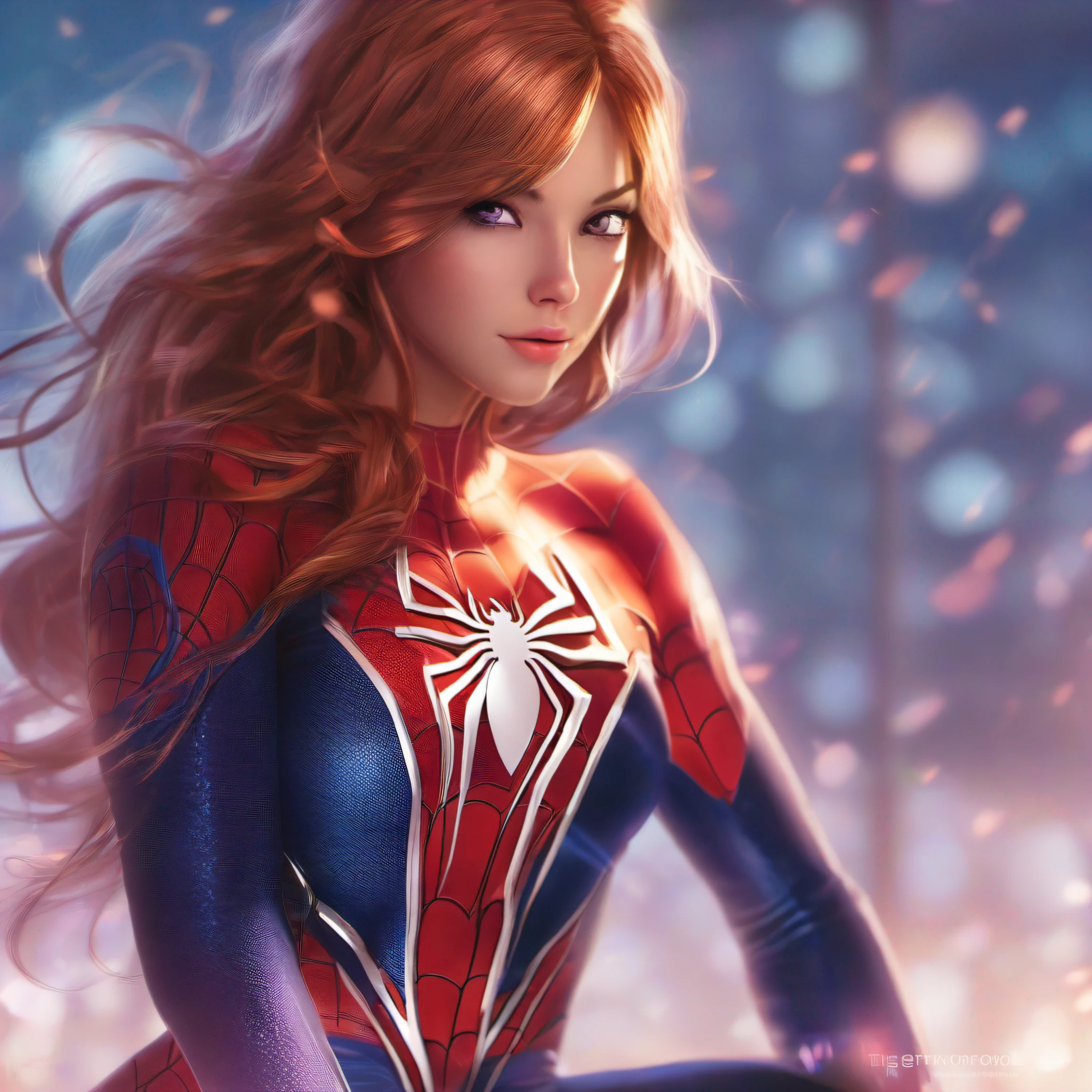 (Award Winning Digital Artwork:1.3) of (Sketch:1.3),(Energetic:1.3) Spidey, EmmaRob,CGSociety,ArtStation,(Saturated:1.3),(close portrait:1.3),(Feminine:1.4),(beautiful:1.4),(attractive:1.3),handsome,calendar pose,perfectly detailed eyes,studio lighting,thematic background