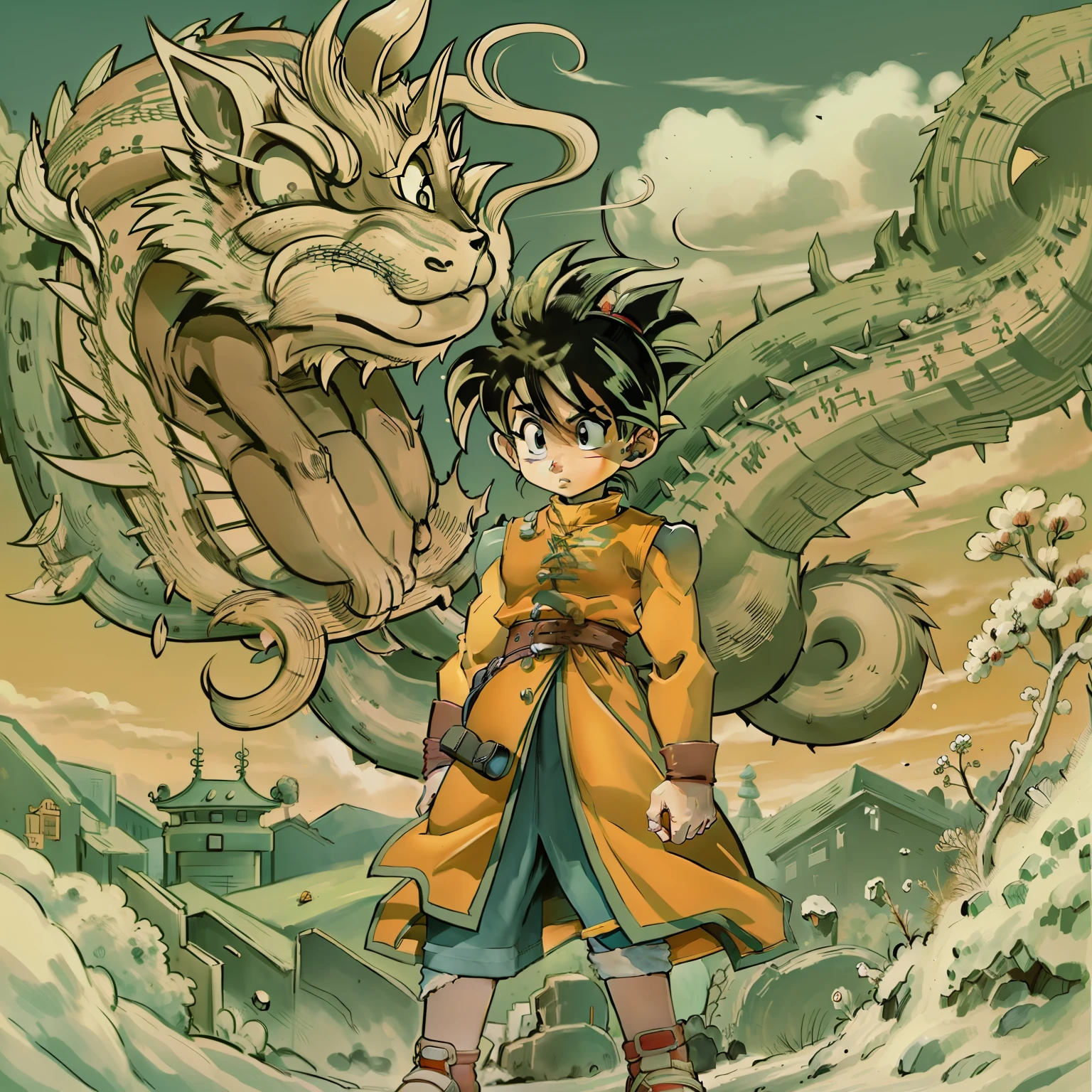 A classic dragonball-style manga, but in the northeast (A Northeast mixed with fiction)