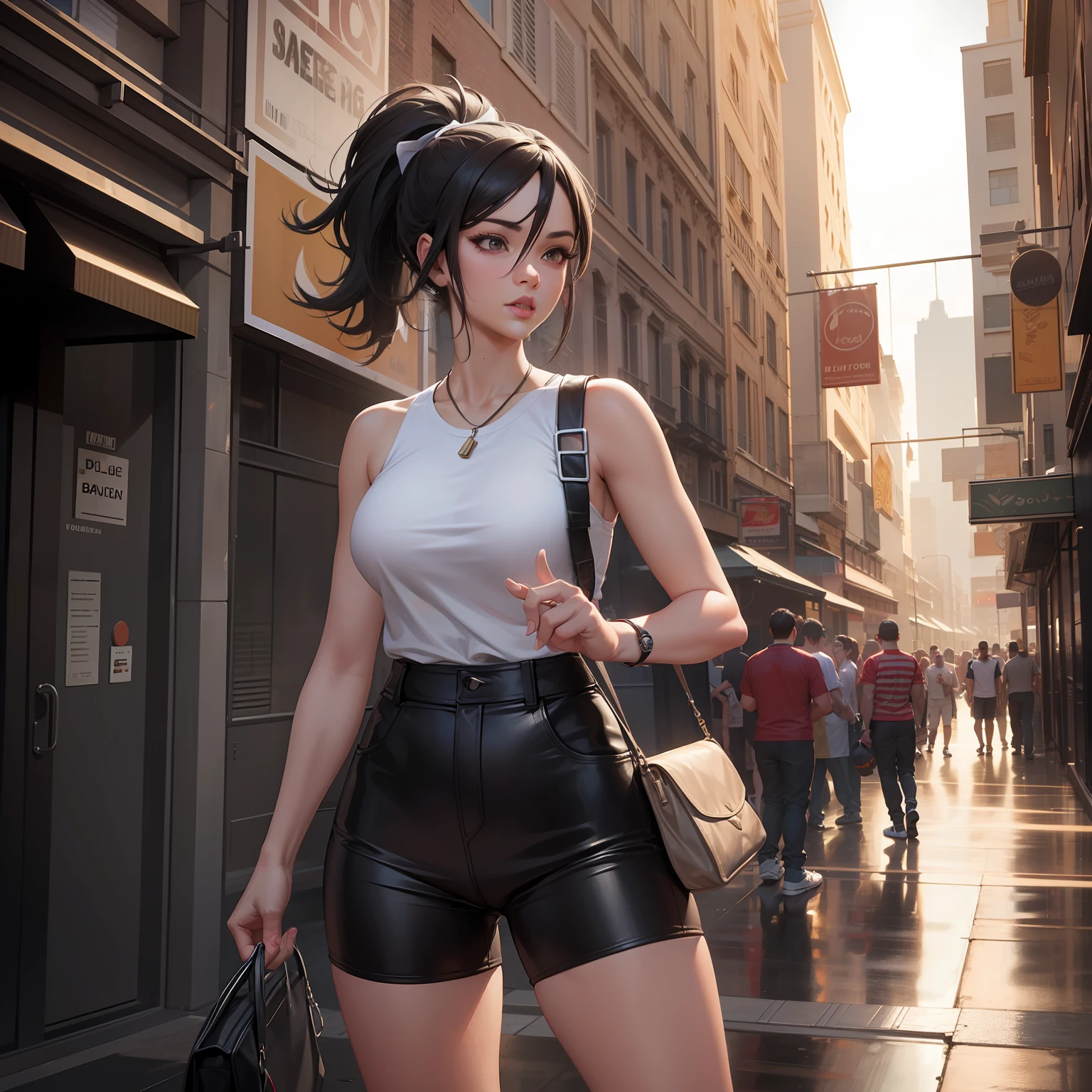 I got a woman want to ball all day, concept art, 4k