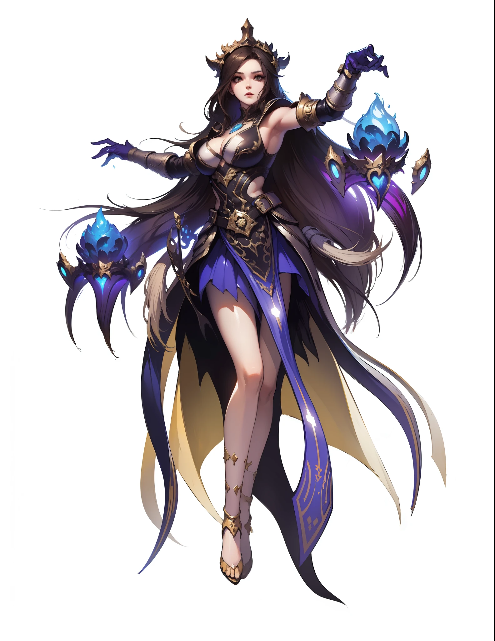 epic exquisite character art, rossdraws 1. 0, inspired by Jules Chéret, cushart krenz key art feminine, fantasy character, digital fantasy character, fantasy character art, character artwork, stunning character art, video game character art, holy cyborg necromancer girl