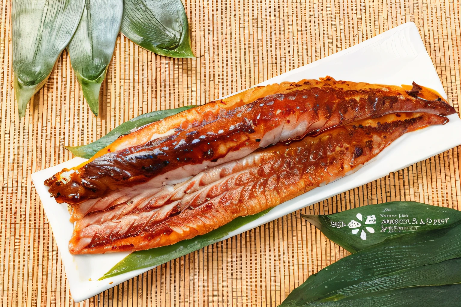 gulper eel,roast,The aroma,Crisp,Sauce,Roasting skills,golden,condiments,appetite ,Traditional flavor,The meat is tender,A superb performance of the roasting technique,seductive appearance