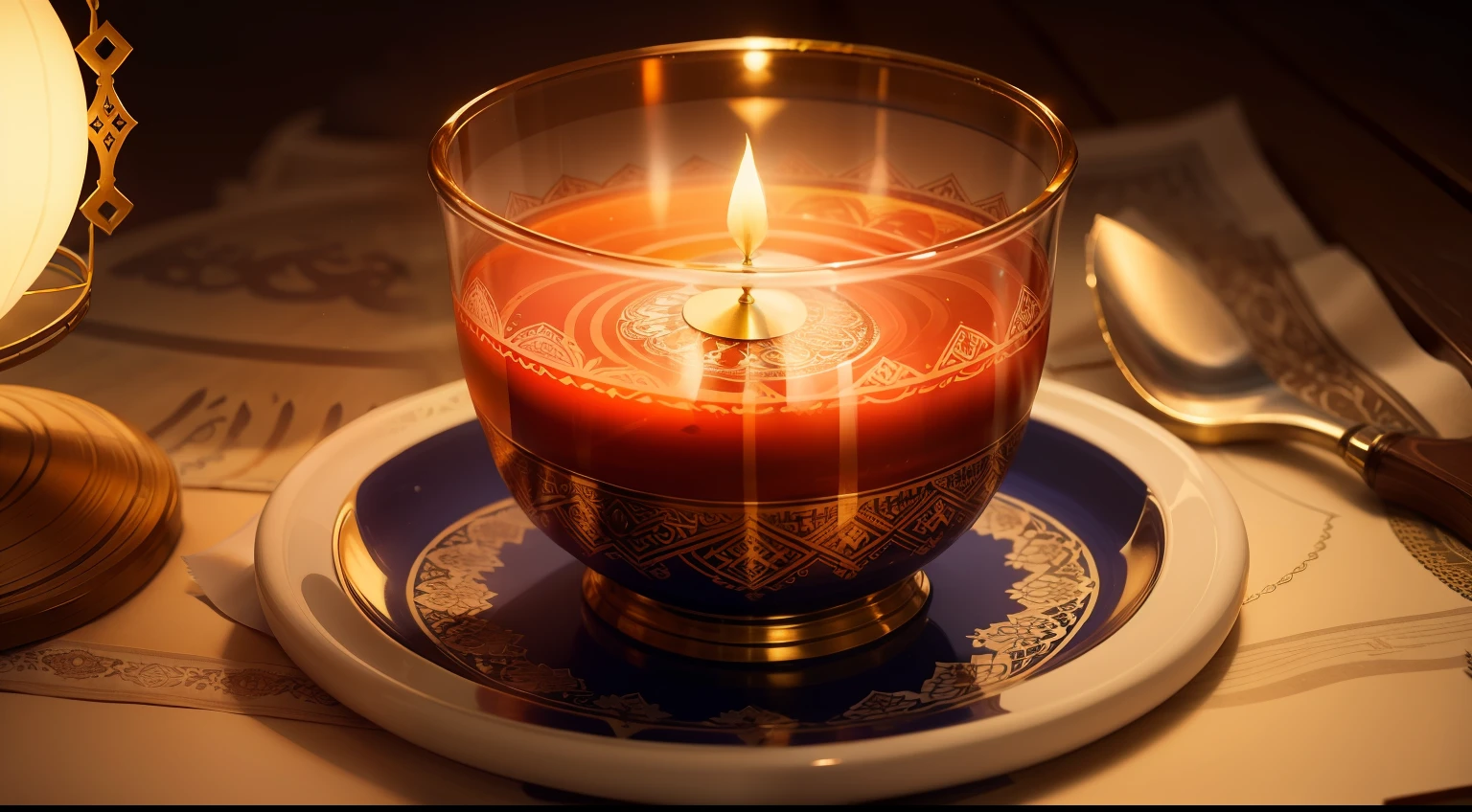 Eid al-Fitr,desks,food,Muslim,beautiful ambiance, atmospheric beautiful details,islamic,plethora of colors