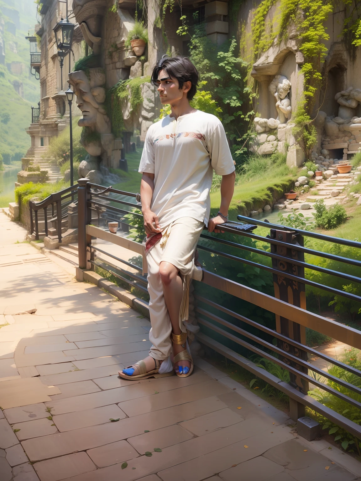 Mythological touch and background remain same