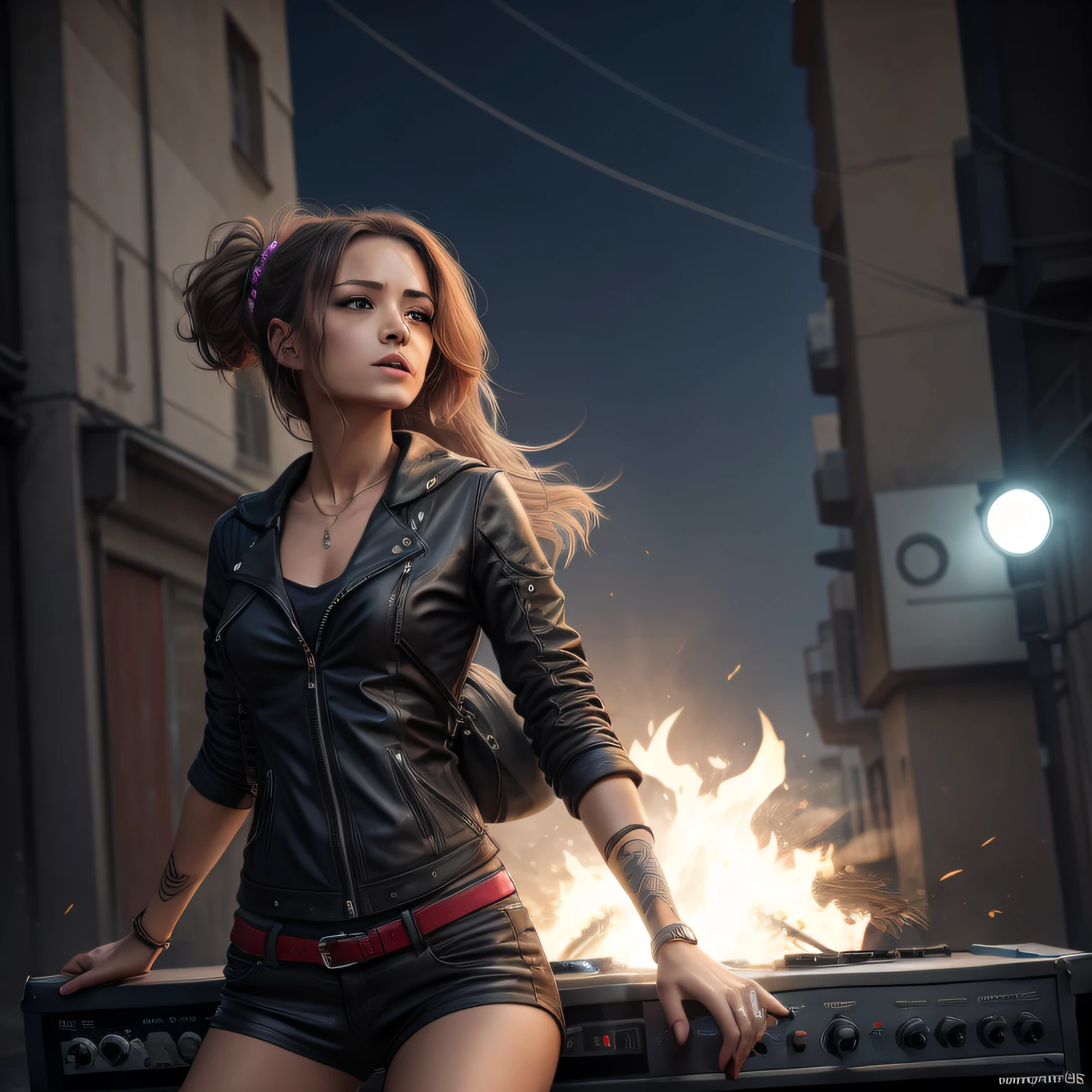 Female characters,Musical elements,Trendy wind,Electric syllables,Electric syllables,DJ