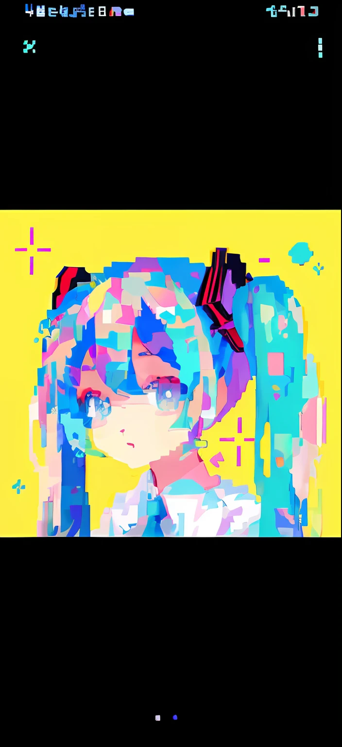 Close-up of a man with a pixel head and hat, hatsune miku portrait, Portrait of Hatsune Miku, #pixelart:3, Anime style. 8K, 1 0 0 0 x 1 0 0 0 pixel art, # pixelart, #pixelart, hatsune miku face, Praise Artstyle, /r/pixelart