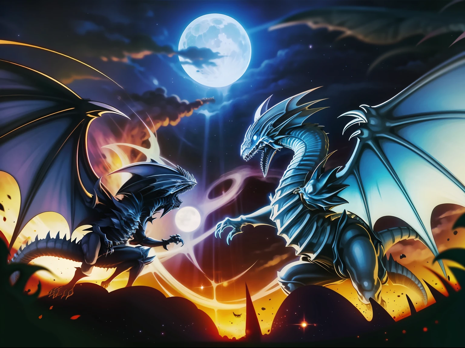 Grimm's fairy tales,Fairy tale picture book,picture,Children's picture books,fable,dragon girl,Dissipated black fog,Quiet nights,Mushroom forest,Sparkling flames,Flying fireflies。