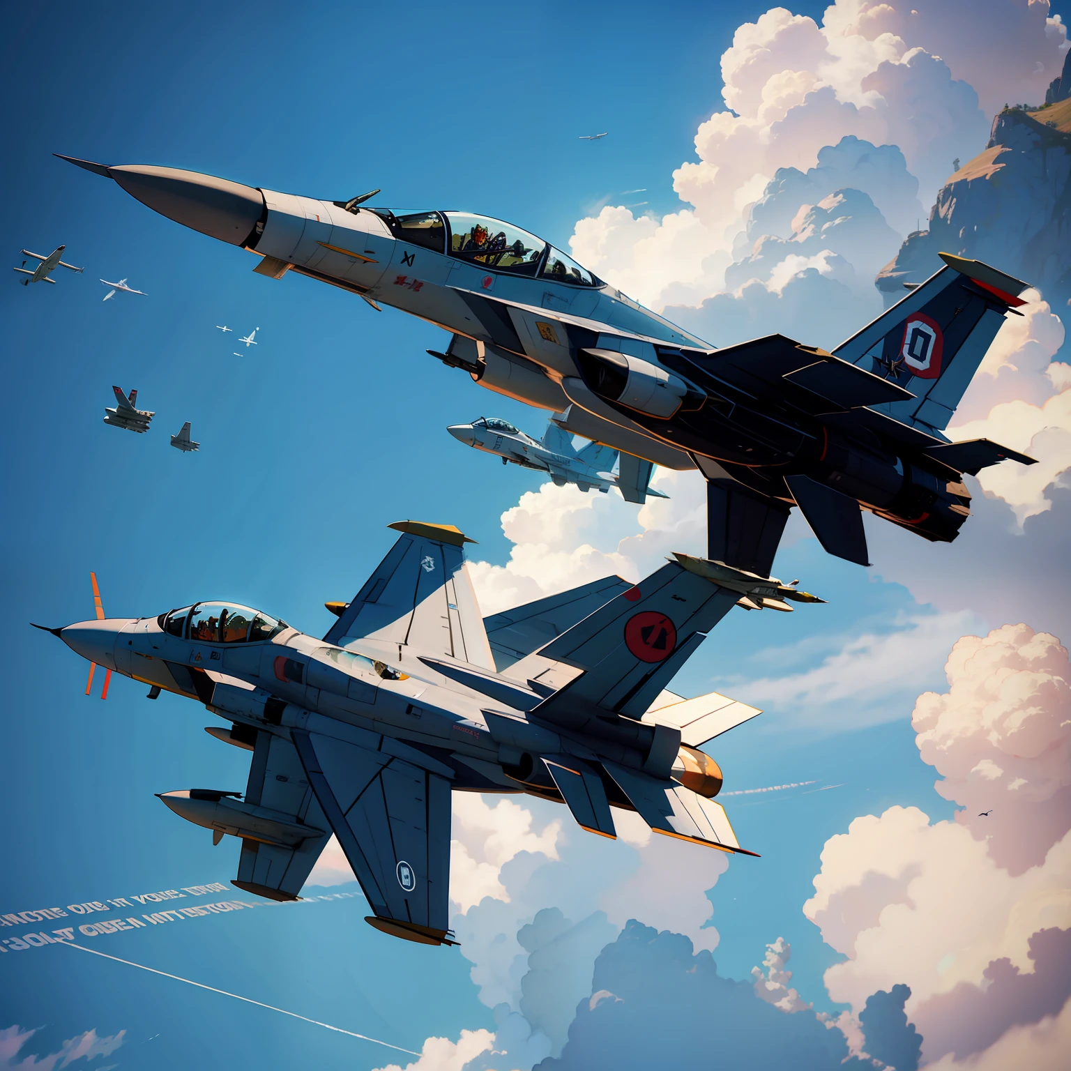 fighter jets