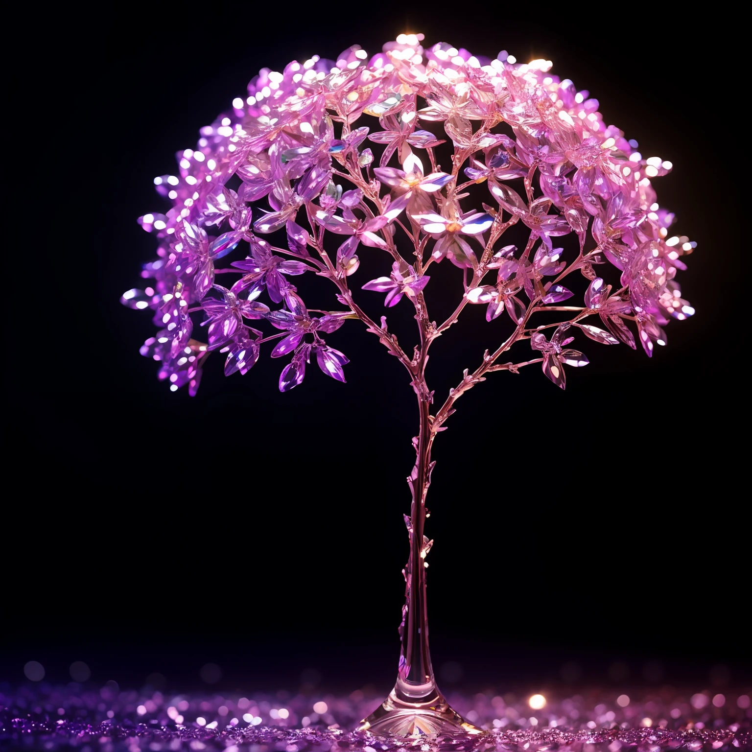Crystal lemon tree, fanciful, galaxias, cleanness, glittery, glittery, Splendor, Colorful, Amazing photography, dramatic lighting, photo-realism, ultra - detailed, 4K, depth of fields, A high resolution