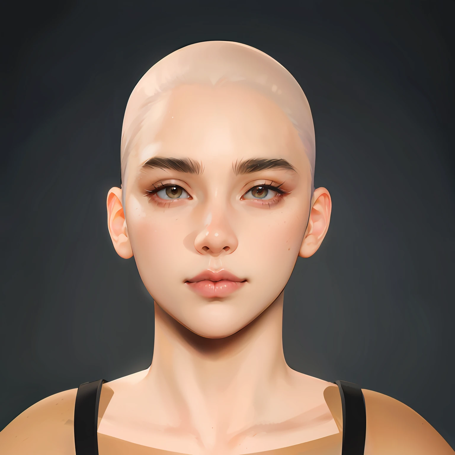 (8K, HDR, highres), ((((Photography, RAW photo, hyperrealism, masterpiece, best quality, ultra highres)))), (pin light, back light, backlighting, cinematic light), sharp focus:1. 4, (hyper detail, finely detailed), face close-up, close-up,
1girl, A face shaped like an egg, with large and beautiful cat-like eyes, a cute and button-like nose, small and pretty plump lips, thick eyebrows and long and beautiful eyelashes. The overall makeup is transparent, with a touch of pink on the cheeks and sparkling lip gloss. The hairstyle is long with wavy waves.