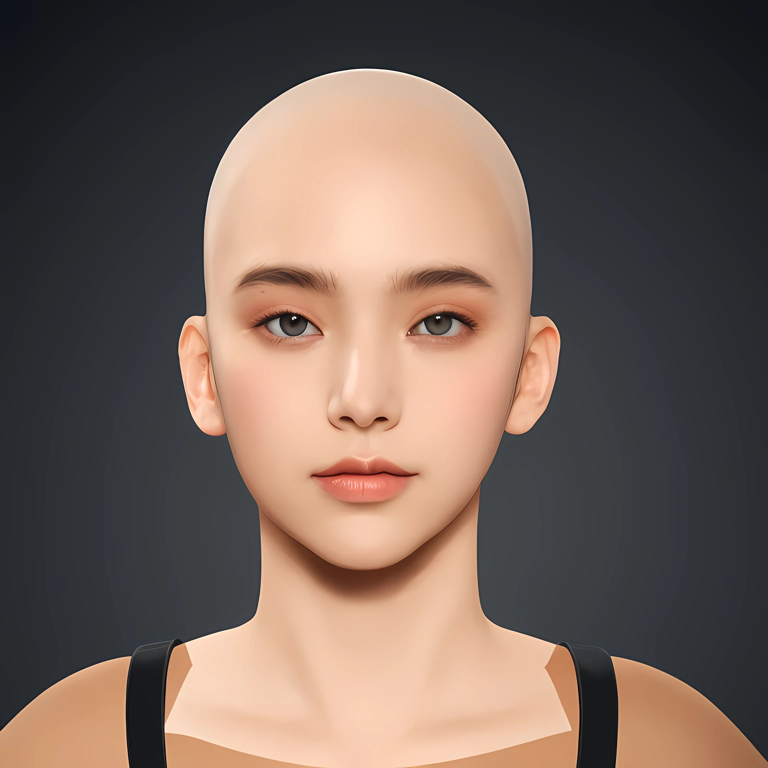 (detailed and realistic portrait of a girl with a clean face), (round eyes and long flutters hair shot outside),staring at camera,magical photography, dramatic lighting, photo realism, ultra-detailed,
intimate portrait composition, (centered image composition),(close up shot:1.6),best quality,f/1. 8, 85mm,
(28years asian woman), black_hair,(black_eyes:1.2),(bangs),makeup,white_dress,
(hazy blue_sky_background)
