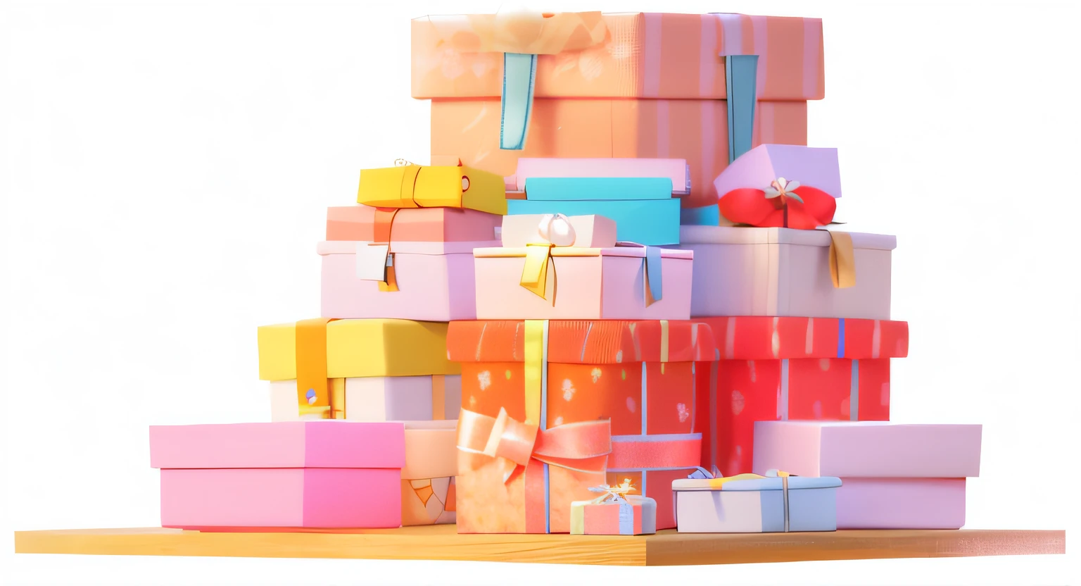 Gift box，Bright colors，exquisite detailing