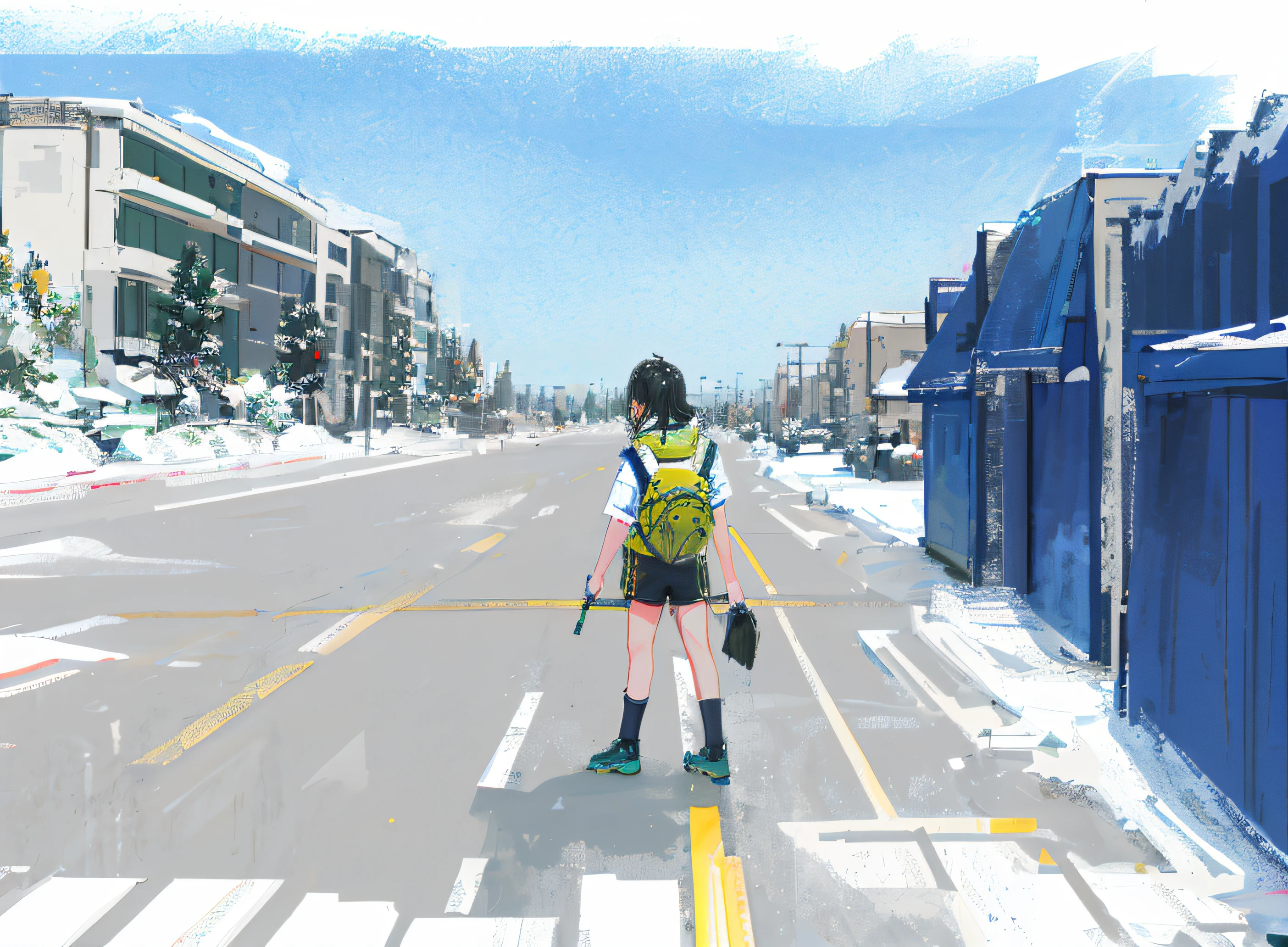 （best qualityer），（tmasterpiece），（ultra - detailed），（high detal），（extremely detaile），Rough brush strokes，Thick coating，sense of layers，Impresionismo，cel shadow，vague background，Matte texture