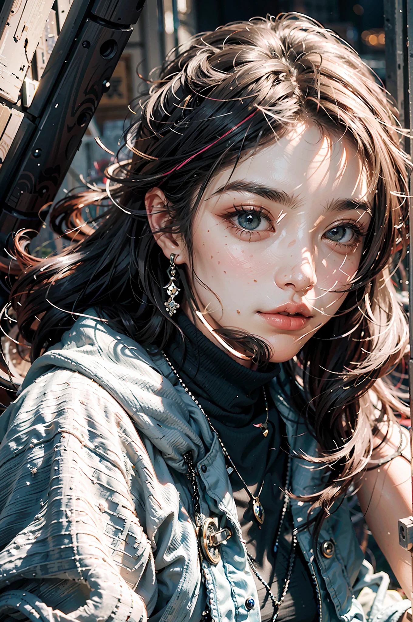 DESCANSO, 1chica, solo, mirando al espectador, flequillo plano, (cute young beautiful 18 year old girl: 1.1), cara 3d, chica hermosa, bonita, girl face, Kpop idol, supermodelo, mujer posando para una foto, stunning innocent symmetry face, cuerpo perfecto, pecho mediano, cintura delgada, piernas delgadas, (piel alta detallada: 1.2), ojos brillantes, diosa, textura natural de la piel, piel brillante, piel blanca, hermosa cara detallada, cara detallada, textura de piel real, cara linda y delicada, cara finamente detallada, golden ratio, golden ratio face, ojos expresivos, cara perfecta, piel perfecta, cara impecable, cara clara, cabello brillante, pale-skin, Proper body proportion, Perfect Anatomia, textura realista de la piel, labios deliciosos, labios brillantes, maquillaje natural, hermosas pupilas brillantes, figura delgada, ojos intrincados, pupilas detalladas, cara y ojos detallados, long eyeslashes, rubor, buena mano, piel finamente detallada, piel grasa, BREAK, (((brasa, campo de batalla, volumetric mist, niebla gris, (cabello largo blanco: 1.4), (ecstasy of silk: 1.1), gossamer, (cadena: 1.1), (En una noche oscura de luna: 1.6), (en una antigua mazmorra espeluznante: 1.2), en una jaula fuertemente custodiada, moonlight shines in through a small window, (En el centro de la imagen hay una asesina que lucha por liberarse de los grilletes: 1.4), (Ella rompe la gruesa cadena de hierro con una fuerza asombrosa: 1.3), (Werewolf soldiers guarding the prison came from all directions with weapons: 1.5), (Edificios destruidos: 1.2), (paredes en ruinas: 1.1), (cicatrices: 1.3), marcas de garras, (llamas salpicaduras: 1.3), (enormes garras de hombre lobo, ojos de lobo con luz verde: 1.2), (A pack of wolves surrounded her.: 1.6), lleno de estado asesino y luchador, (luna de sangre: 1.4), Chilling atmosphere, llamas, spiderwebs, velas, (herramientas de tortura: 1.1), (destellos coloridos flotantes: 1.2