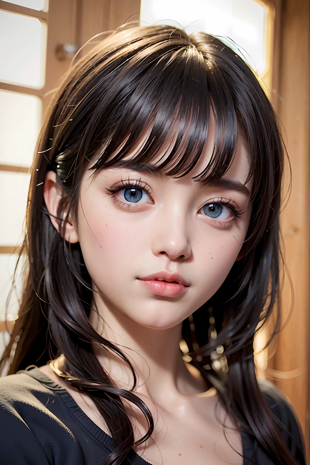 (Masterpiece:1.2),(Photorealsitic:1.5),1girl,closeup portrait,princess eyes,super big eyes,detailed face,super fine face,shiny pupils,