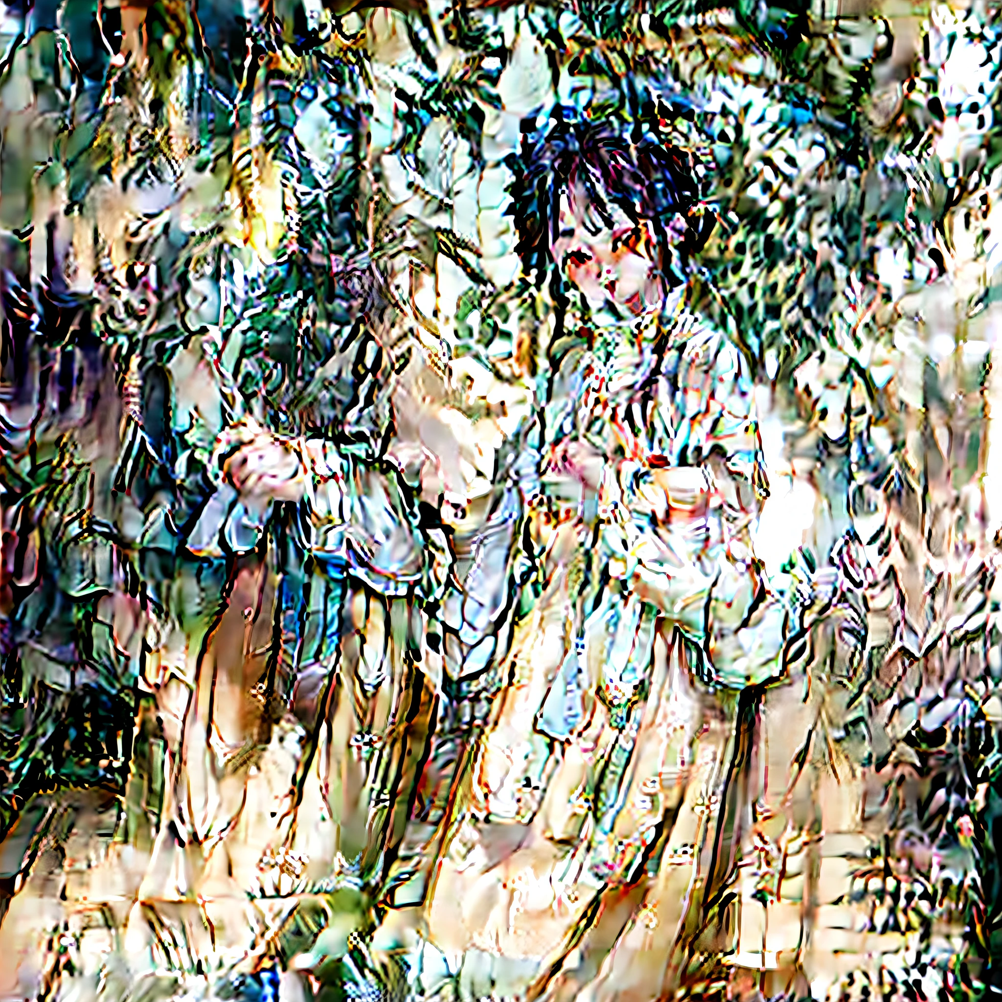 a cute little boy，👦️ With pigtails，头上有几只🦋飞舞的蝴蝶，👐️ Grabbing a salted fish with both hands，The background is a sky full of stars。
