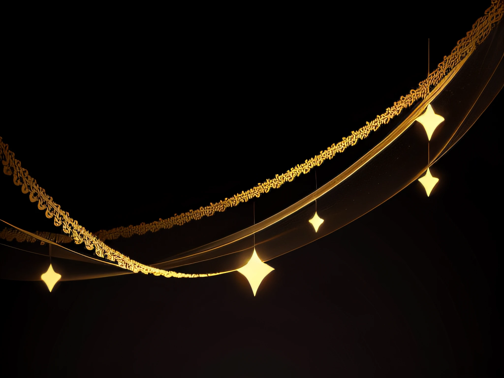 with black background,Transparent decoration,The décor and background blend together,The picture is simple