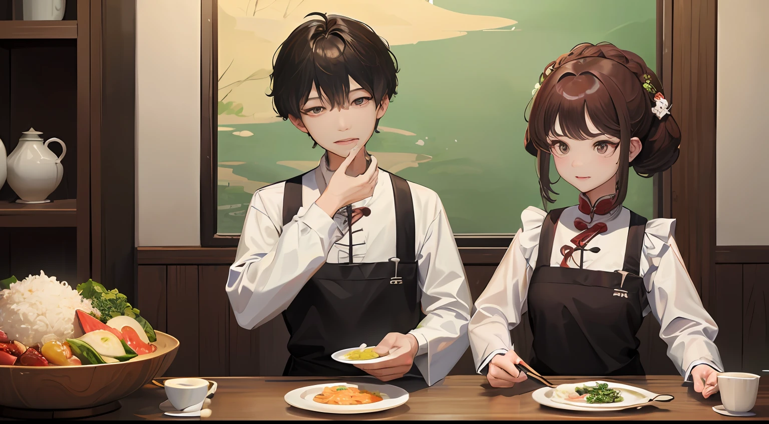 I can't dream of it。

    "Wanqiu，Came back！Go wash your hands，Get ready to eat！”

Chen Jianghai wiped his hands with an apron with several patches，He said with a smile。

    Lin Wanqiu hesitated，Asked with a frown："Are there any guests coming to the house?？”

"Nope！Just the two of us。”

Said，Chen Jianghai picked up the bowl and began to serve the rice。

    In the past, when Chen Jianghai was rich，They will also bring so-called business friends to their homes for dinner，All good wine and good food，Eat better than usual。

    However, Lin Wanqiu has never been on the table，Only eat some leftover scraps to simmer cold。

    At the moment, look at the food on the table，Lin Wanqiu asked with a frown："Where did you get the money？”

"Today I helped fix the radio and TV，Repairs earned，Bought a la carte，And rice and eggs。Chen Jianghai did not hide it，Say calmly。